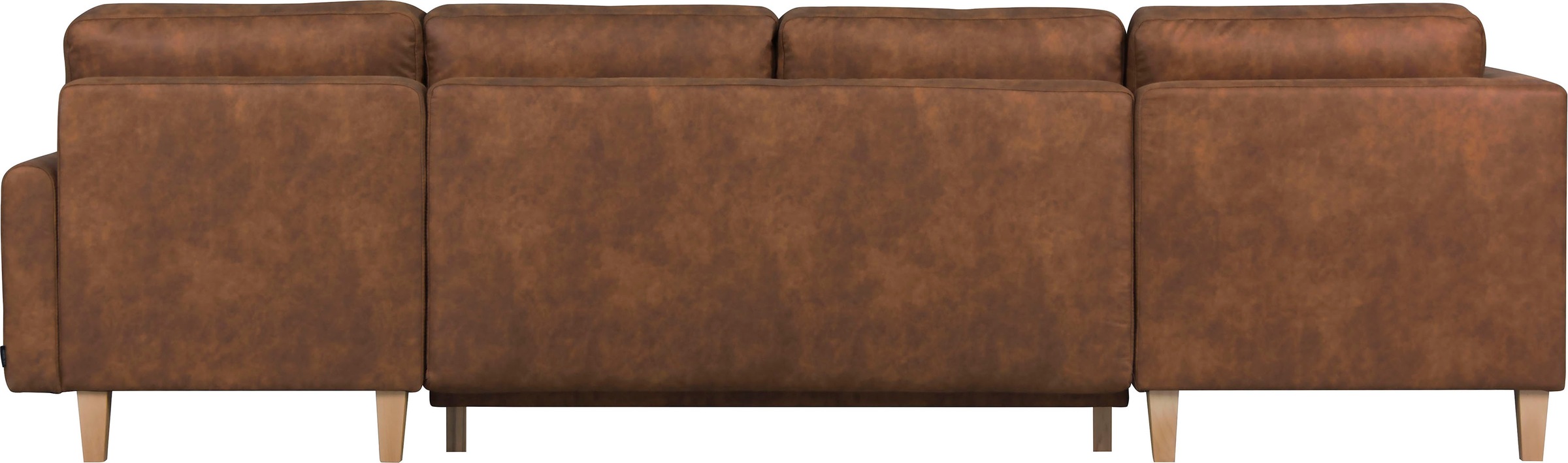 Home affaire Wohnlandschaft »TRIPLO U-Form wahlweise mit Schlaffunktion, B/T/H: 310/192/90 cm«, Schlafsofa, auch mit Bettkasten, Steppung im Rückenkissen
