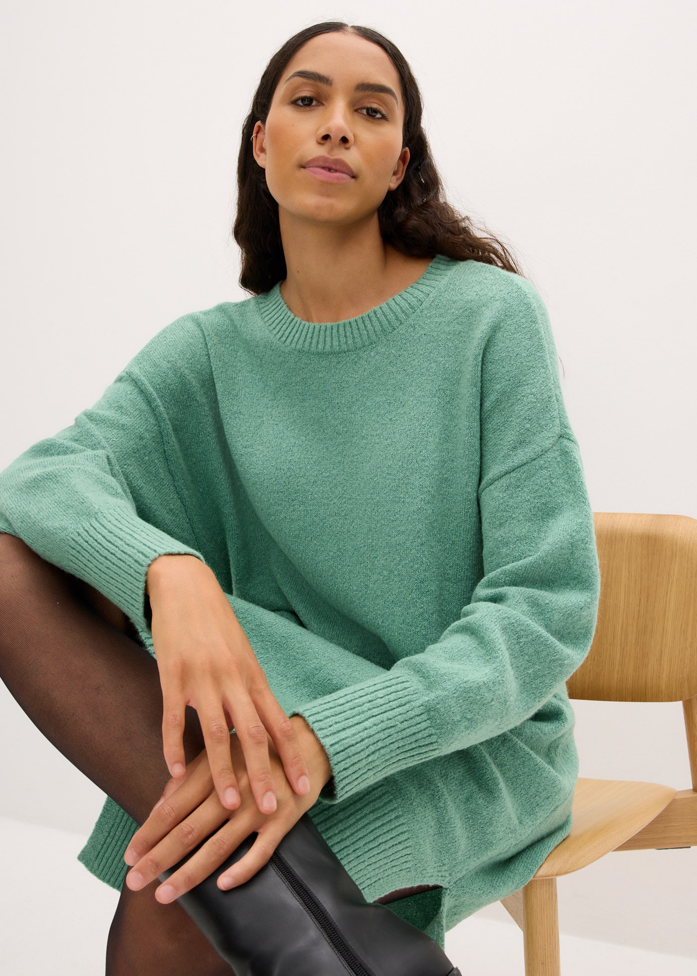 bonprix Sweatkleid »Oversize-Strickkleid« Oversize-Strickkleid