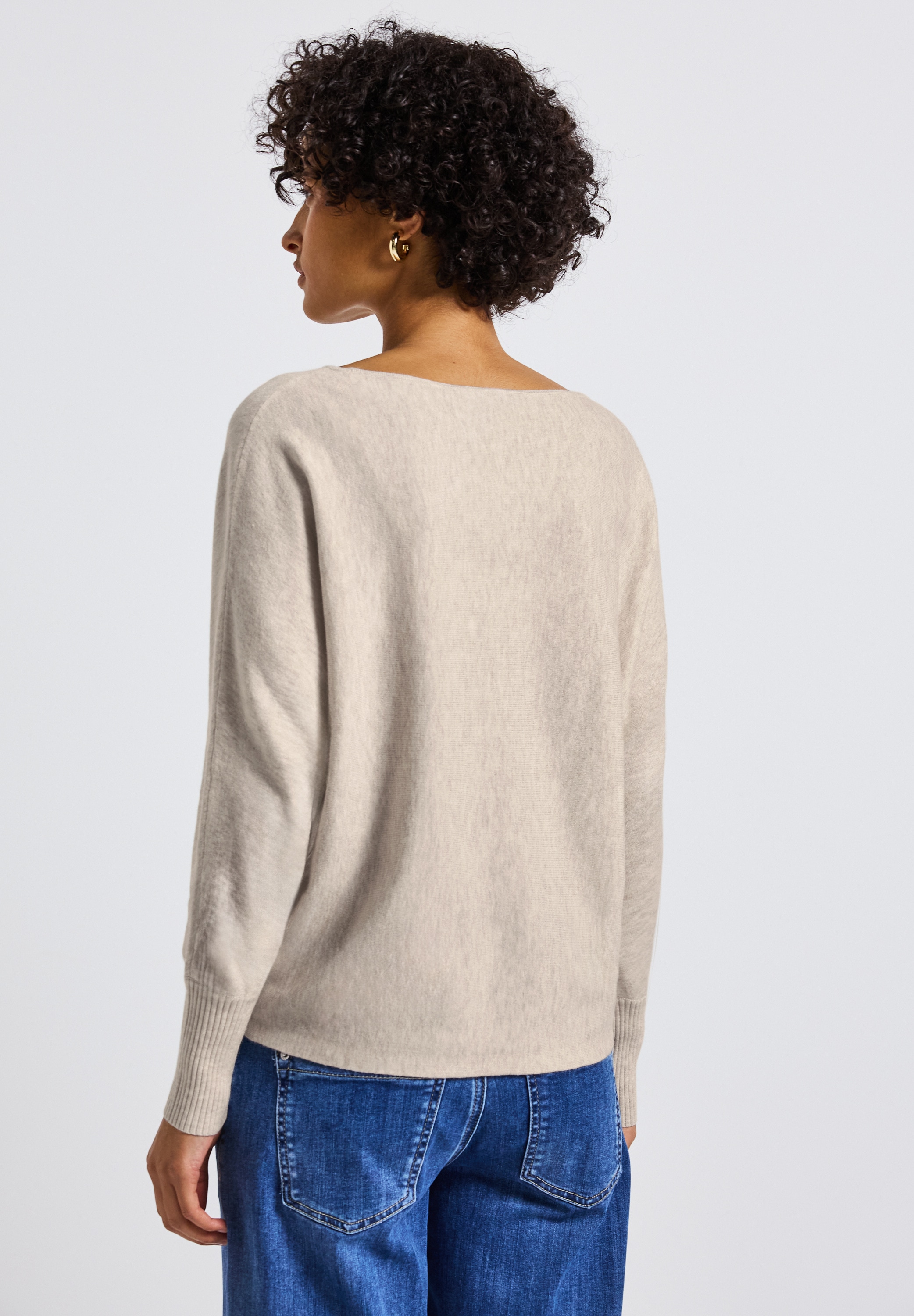 STREET ONE Strickpullover, mit Rippbündchen
