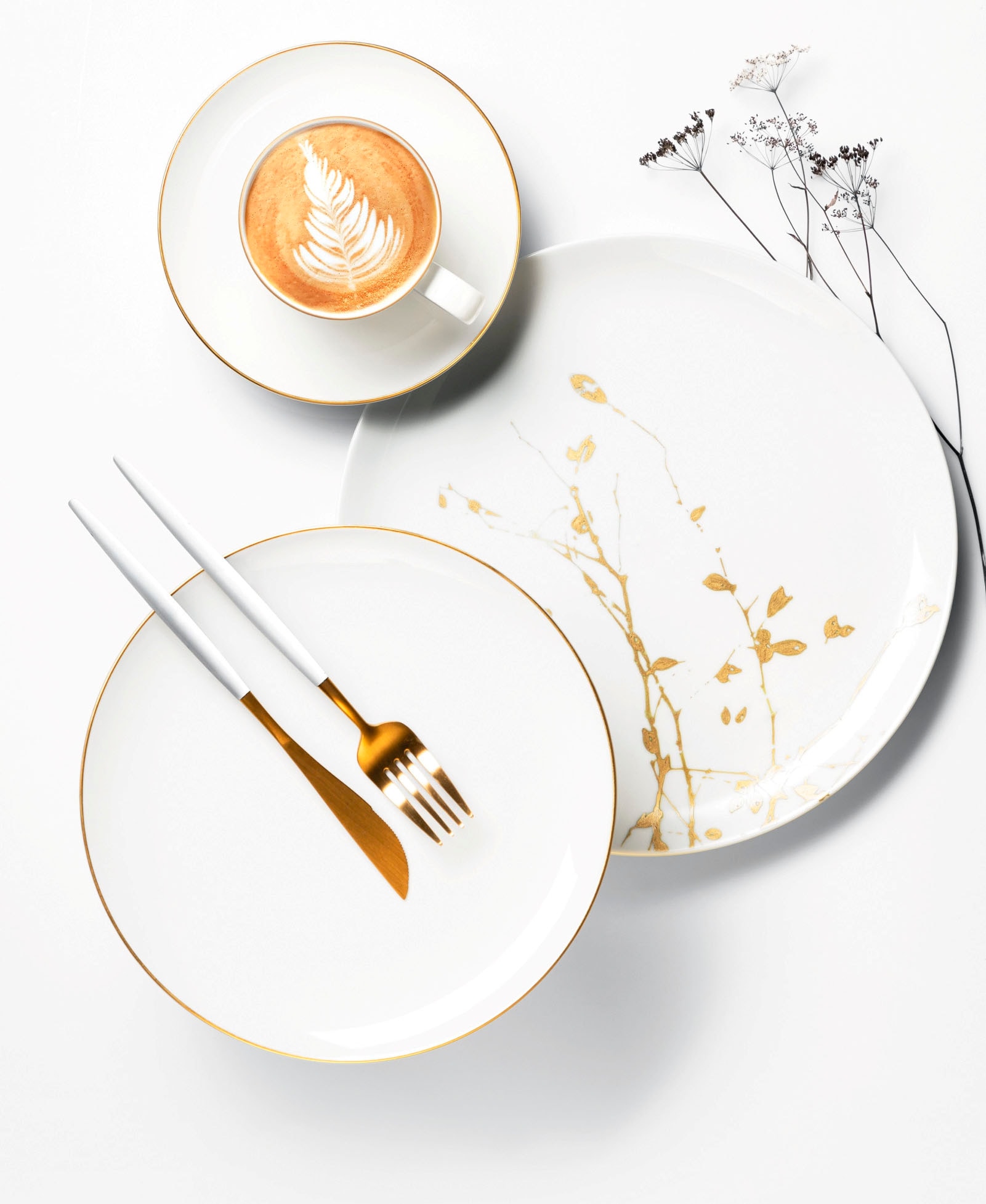 Seltmann Weiden Kaffeeservice »Geschirr-Set, 18 Teile, Liberty Golden Rose günstig online kaufen