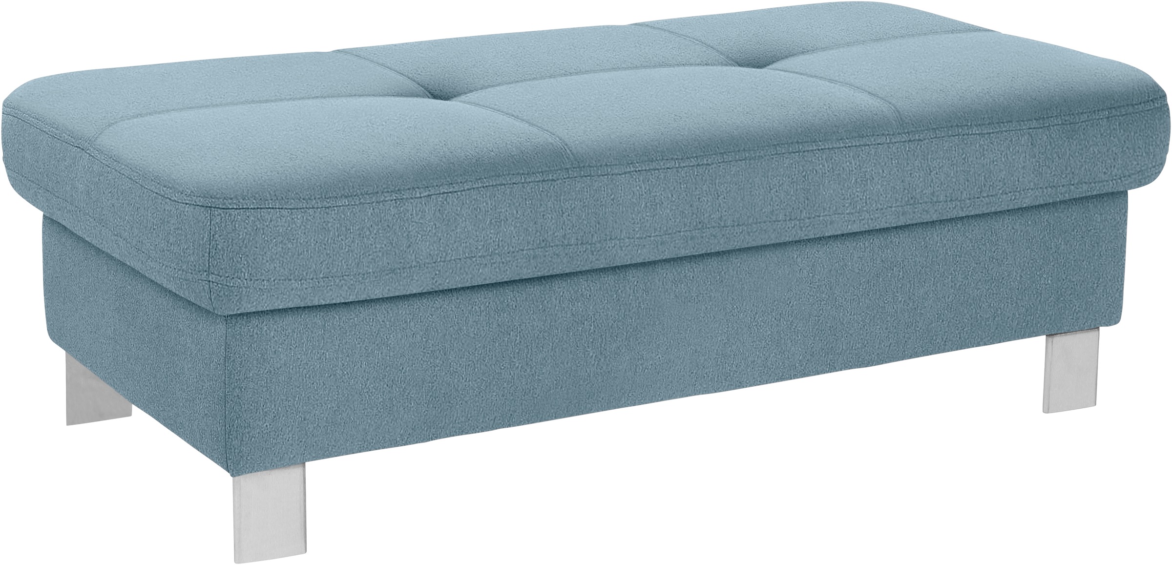exxpo - sofa fashion Hocker »Fiji Bankhocker mit Staufach unter der Sitzfläche«, elegant modern mit toller Detailverarbeitung
