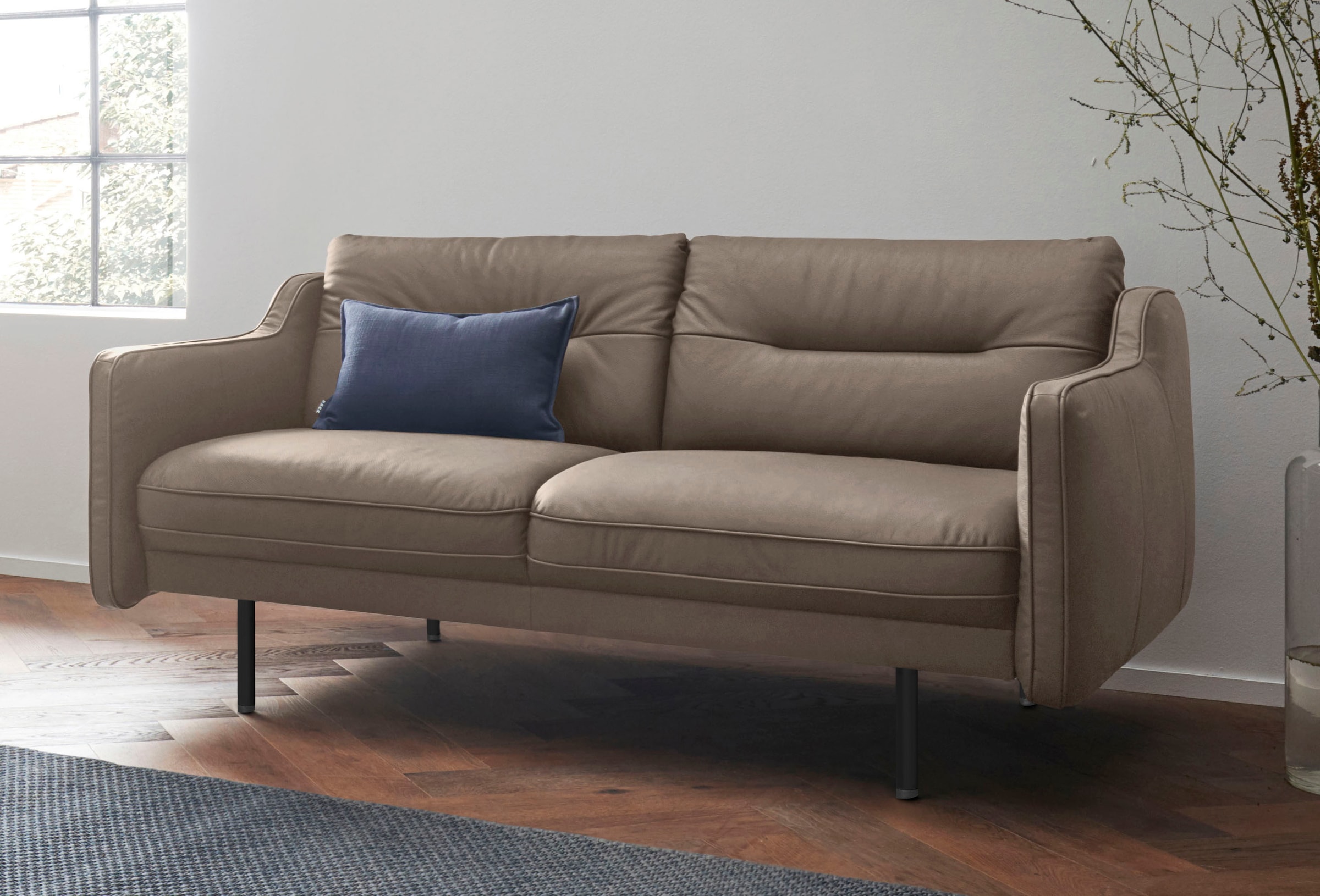 Home affaire 2-Sitzer »Nordfyn« edles Design in 3 Bezugsqualitäten, Design günstig online kaufen