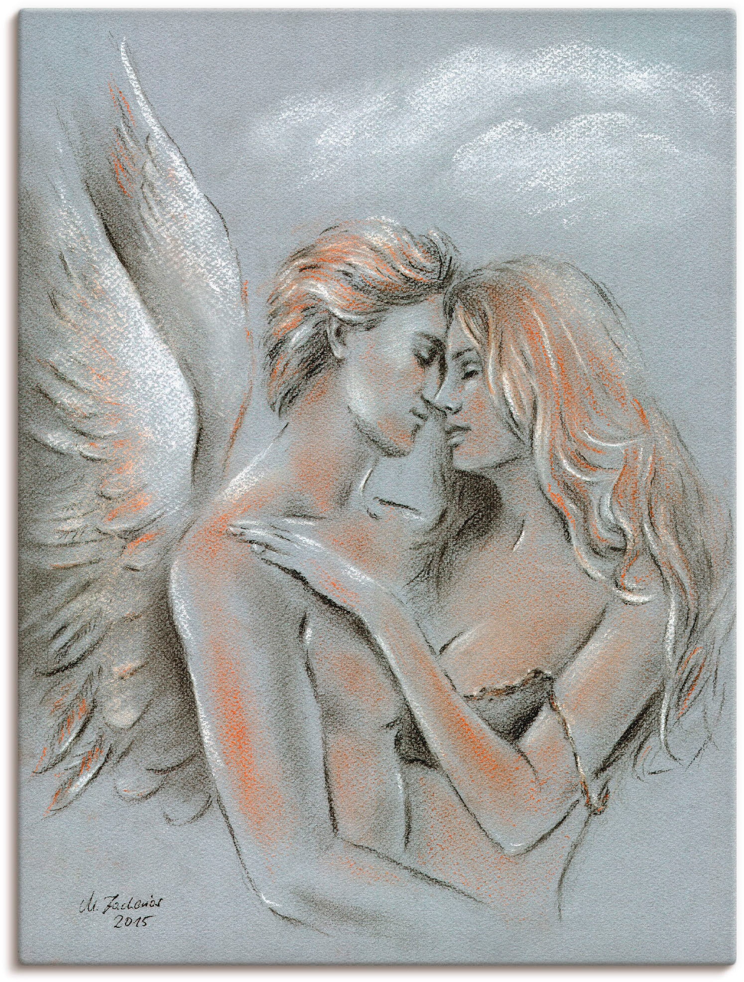 Artland Wandbild »Engel auf Erden«, klassische Fantasie, (1 St.), als Leinwandbild, Poster in verschied. Größen