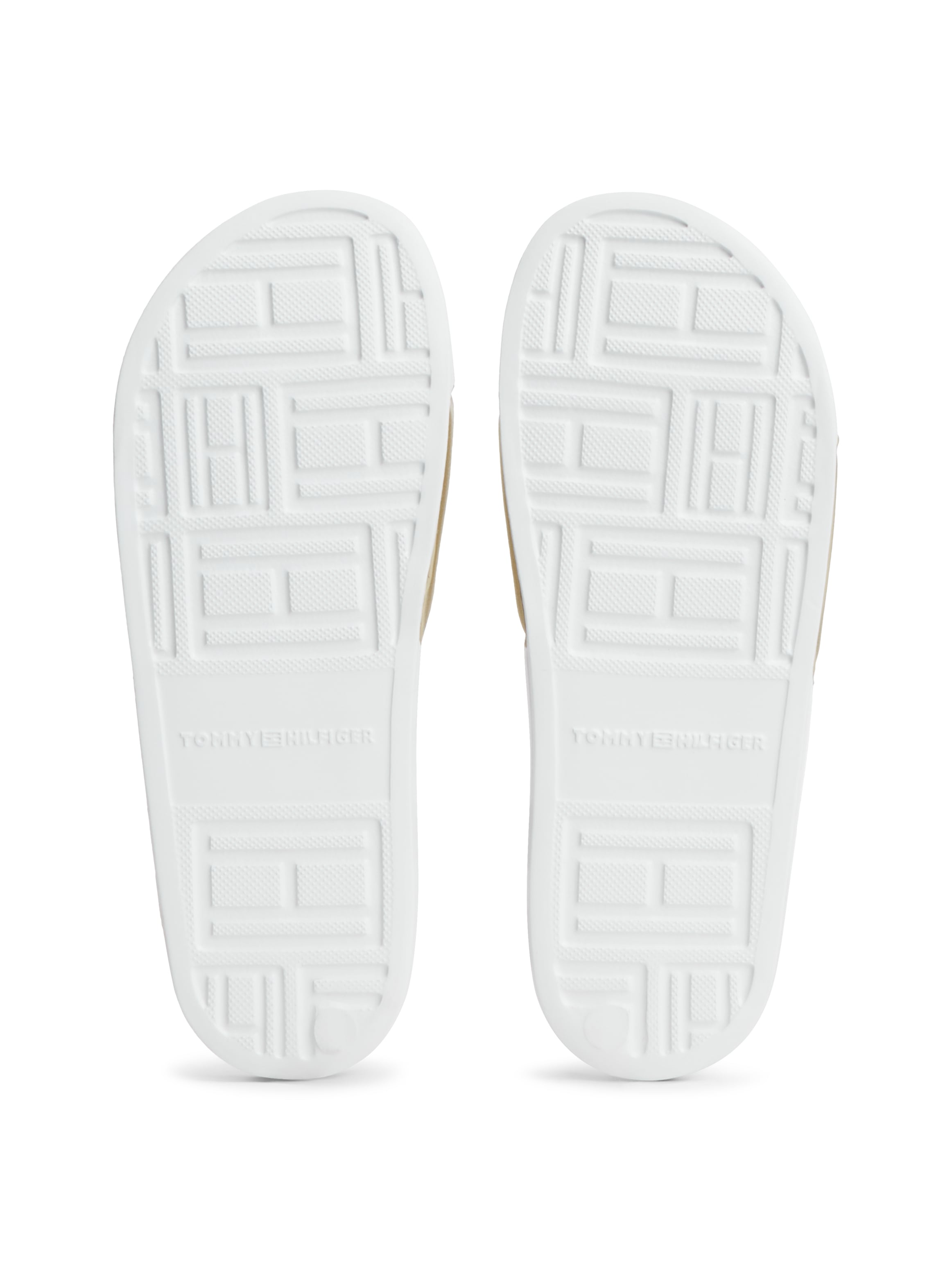 Tommy Hilfiger Pantolette »TH MONOGRAM POOL SLIDE«  Sommerschuh, Strandschuh mit großem TH-Bandagenlogo