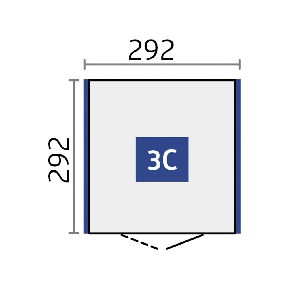 Biohort Gerätehaus »NEO Gr. 3C, verschiedene Farben« stylisches Gartenhaus mit Flachdach