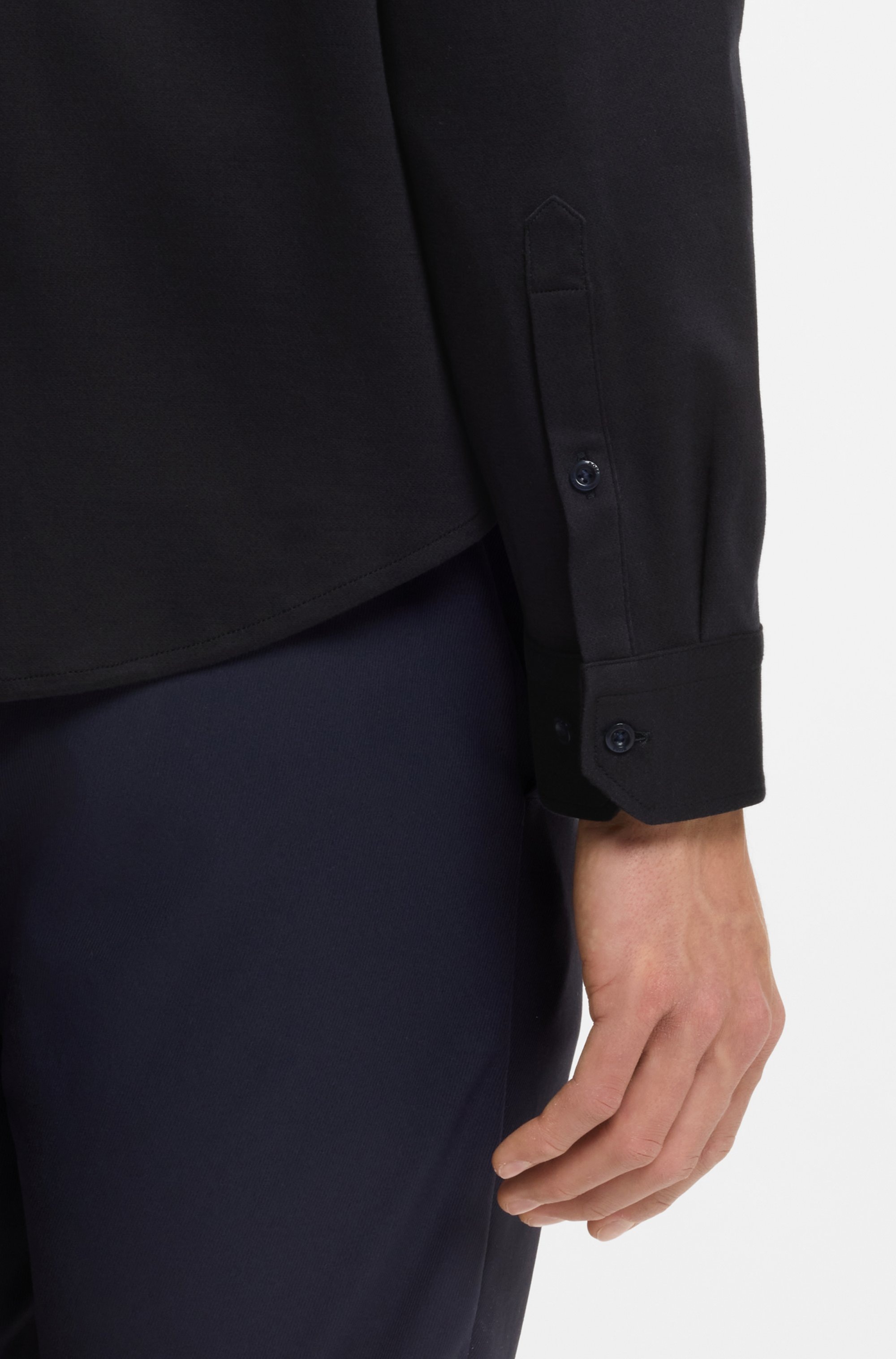 BOSS GREEN Langarmhemd »B MOTION L« mit Logo-Druck