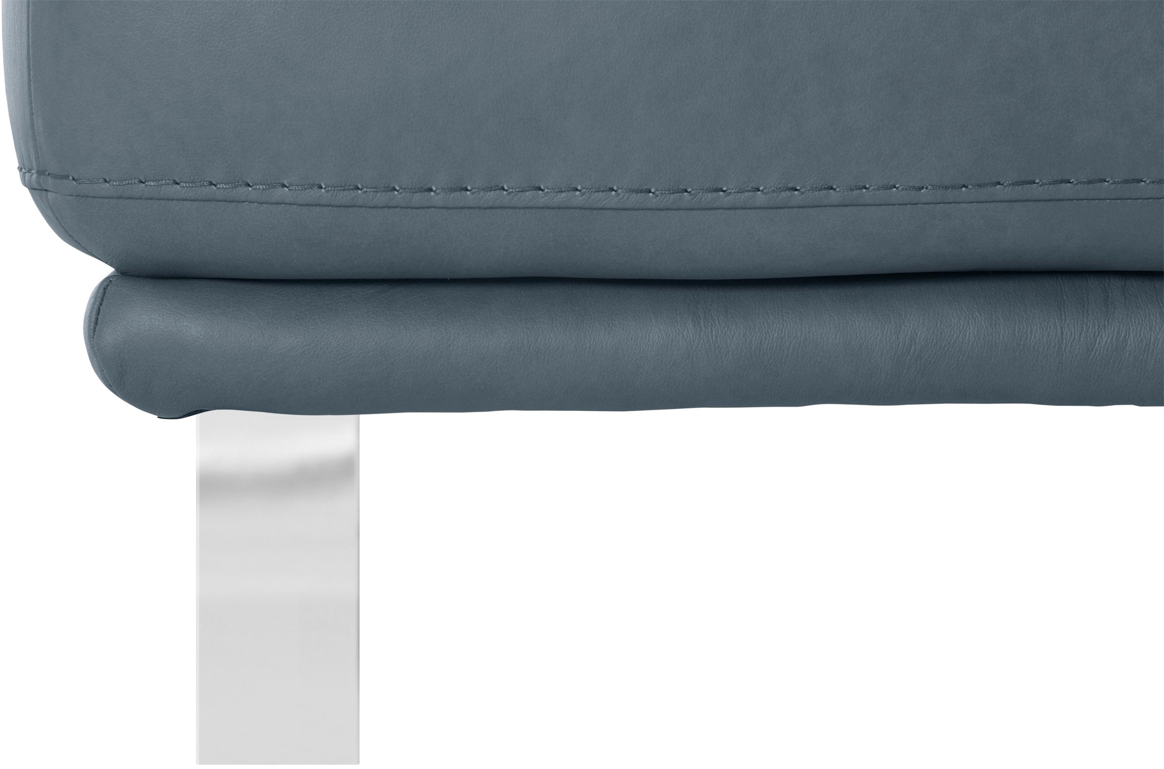 W.SCHILLIG Hocker »montanaa«, mit Metallkufen in Chrom glänzend, Breite 141 cm