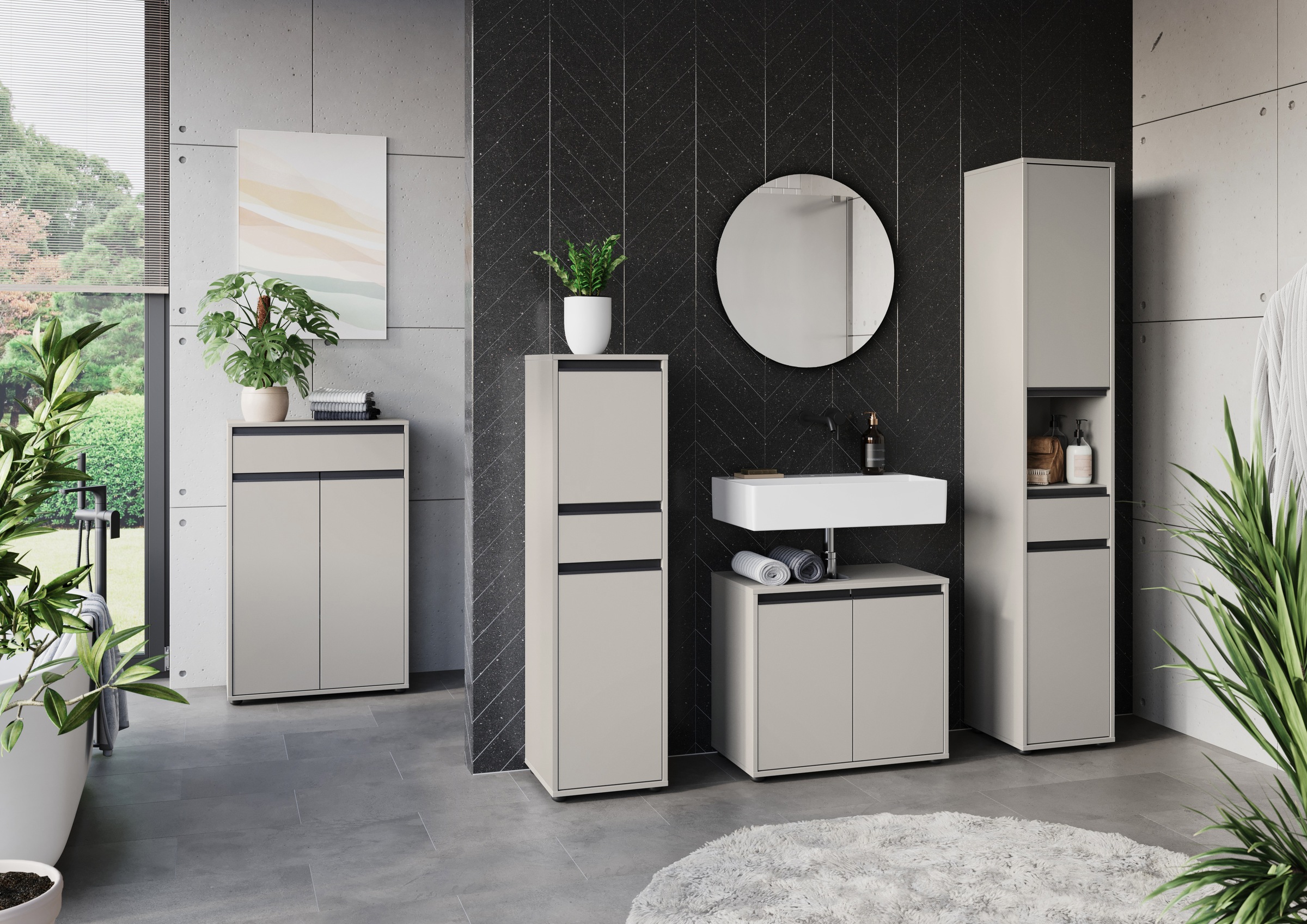 GERMANIA Badmöbel-Set »Lemont« 4 Stk. tlg. günstig online kaufen
