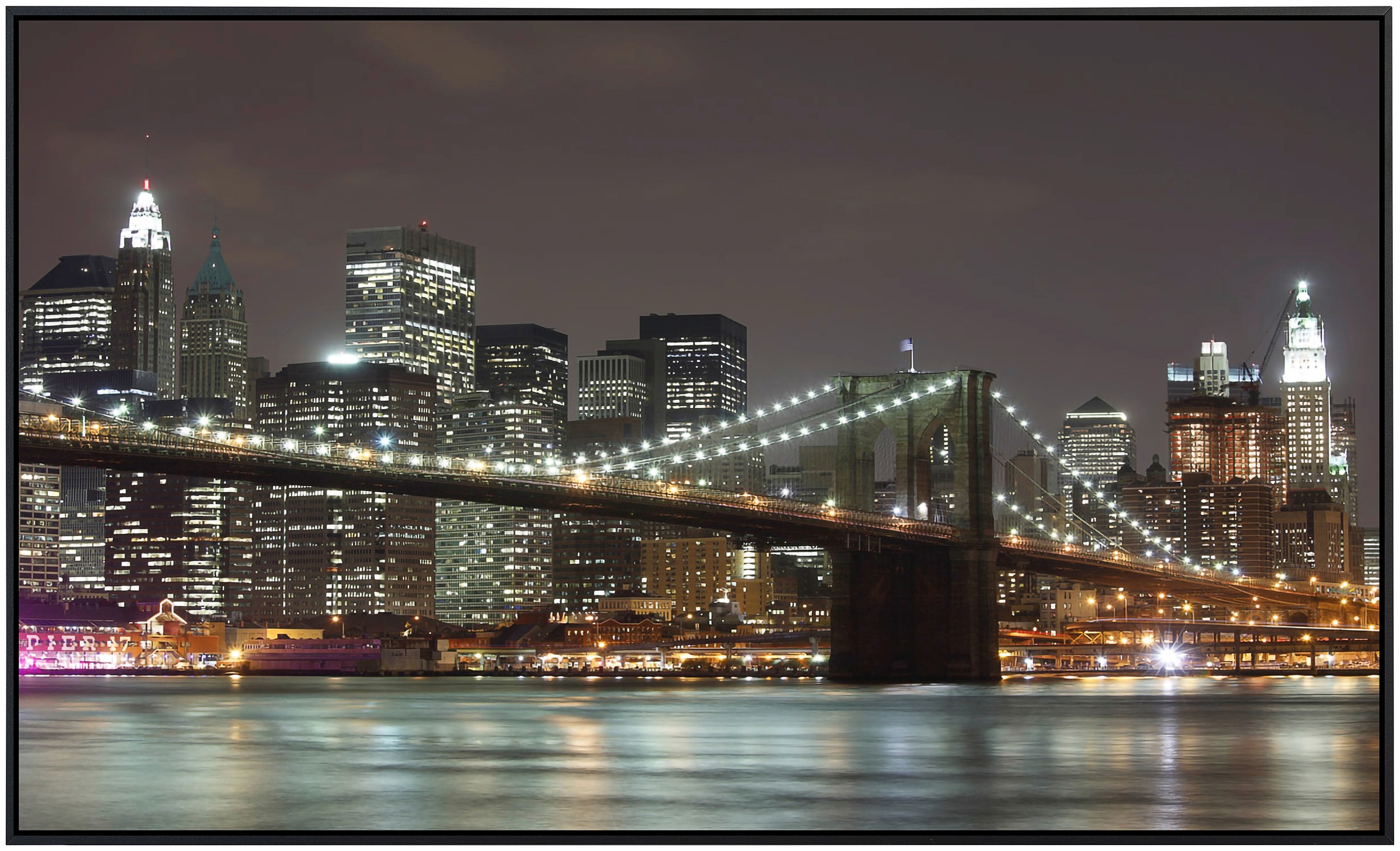 Papermoon Infrarotheizung »Manhatten Brücke«, sehr angenehme Strahlungswärm günstig online kaufen