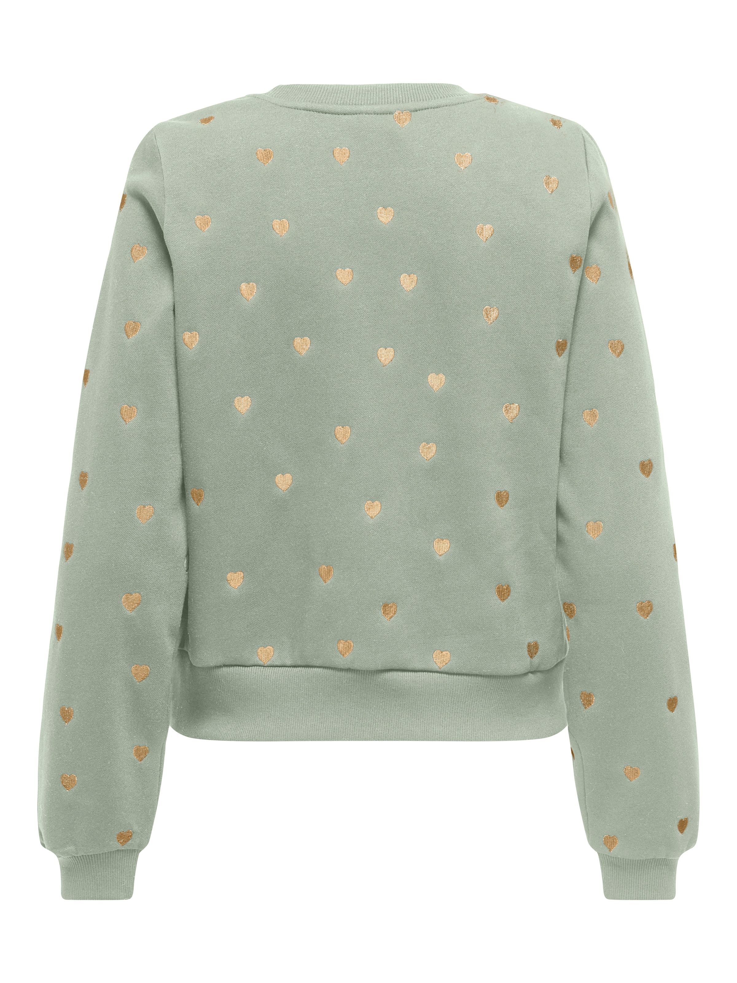 ONLY Sweatshirt »ONLATIKA L/S O-NECK GLITTER EMB. BOX SWT«
