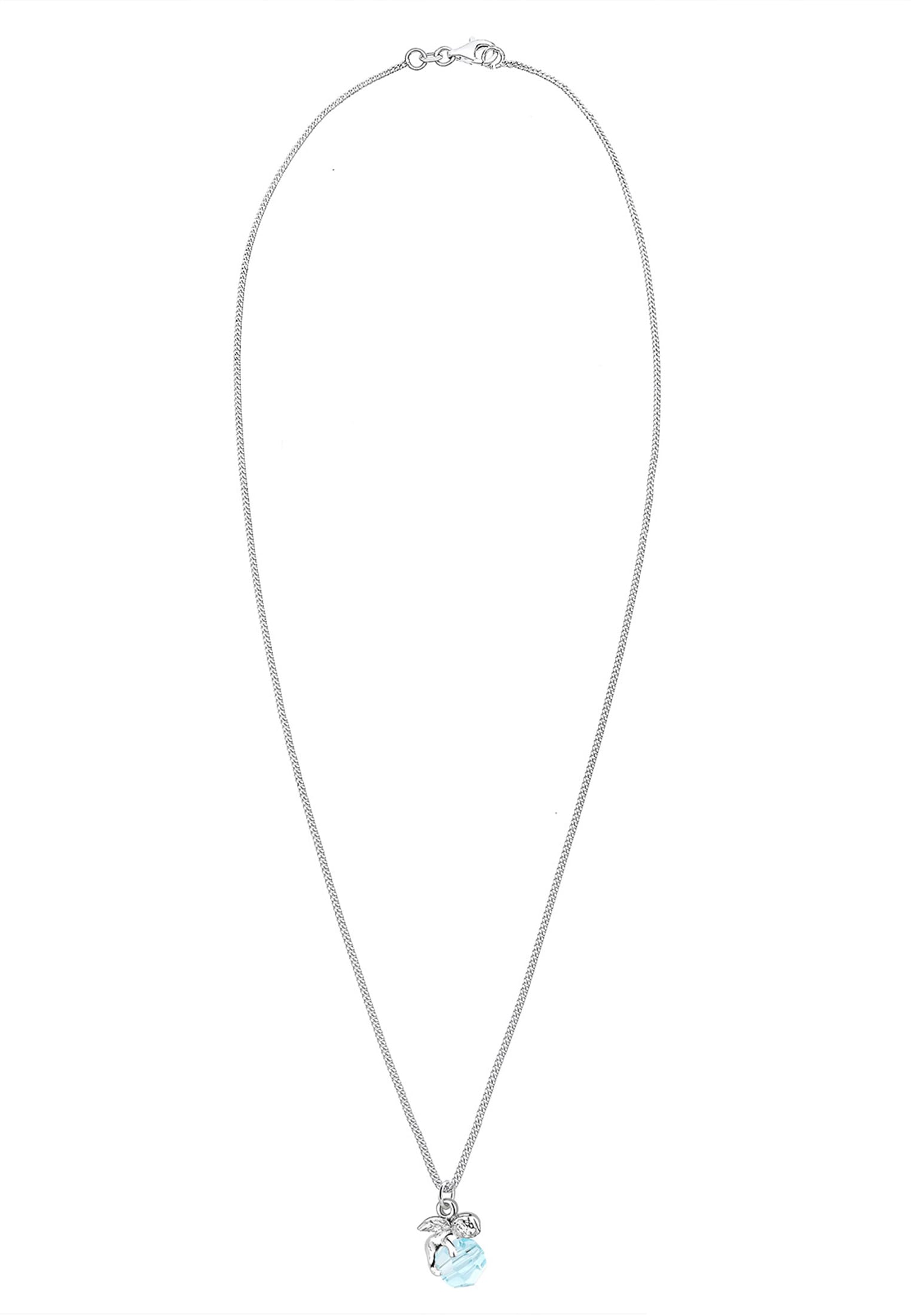 Elli Collierkettchen »Engel mit Kristalle Kugel 925 Sterling Silber«