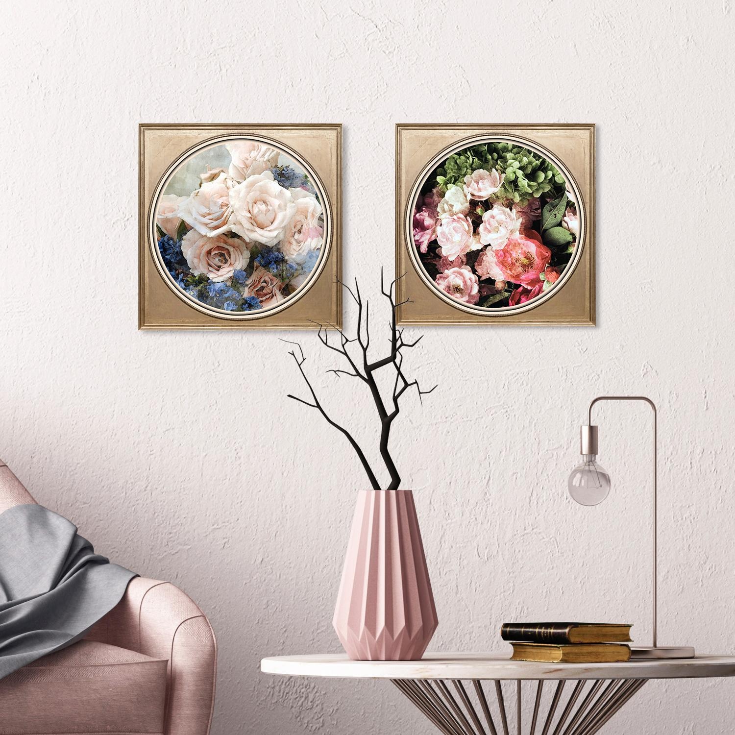 queence Acrylglasbild »Bunter Blumenstrauß III«, Blumen-Blumenbilder-Kunst- günstig online kaufen