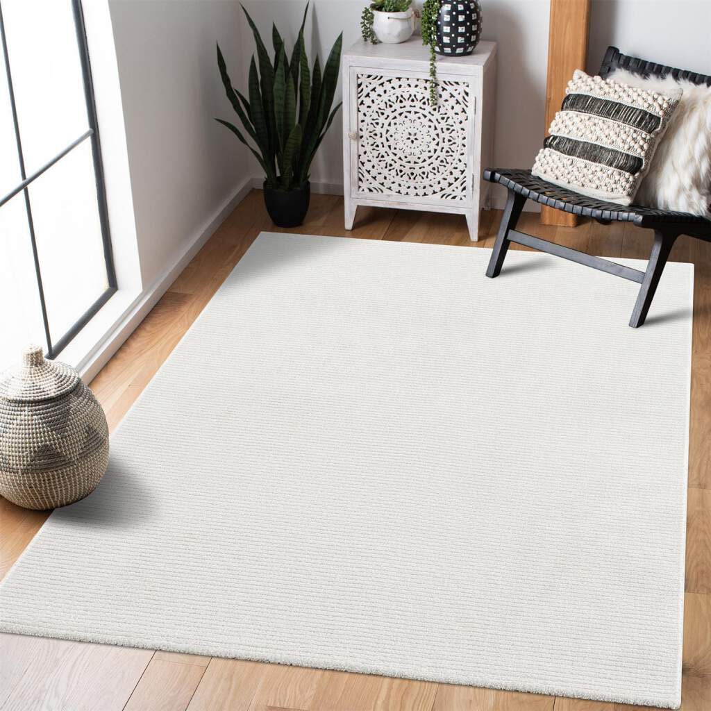 Carpet City Teppich »Friseé-Teppich FANCY900«, rechteckig, 12 mm Höhe, Kurz günstig online kaufen