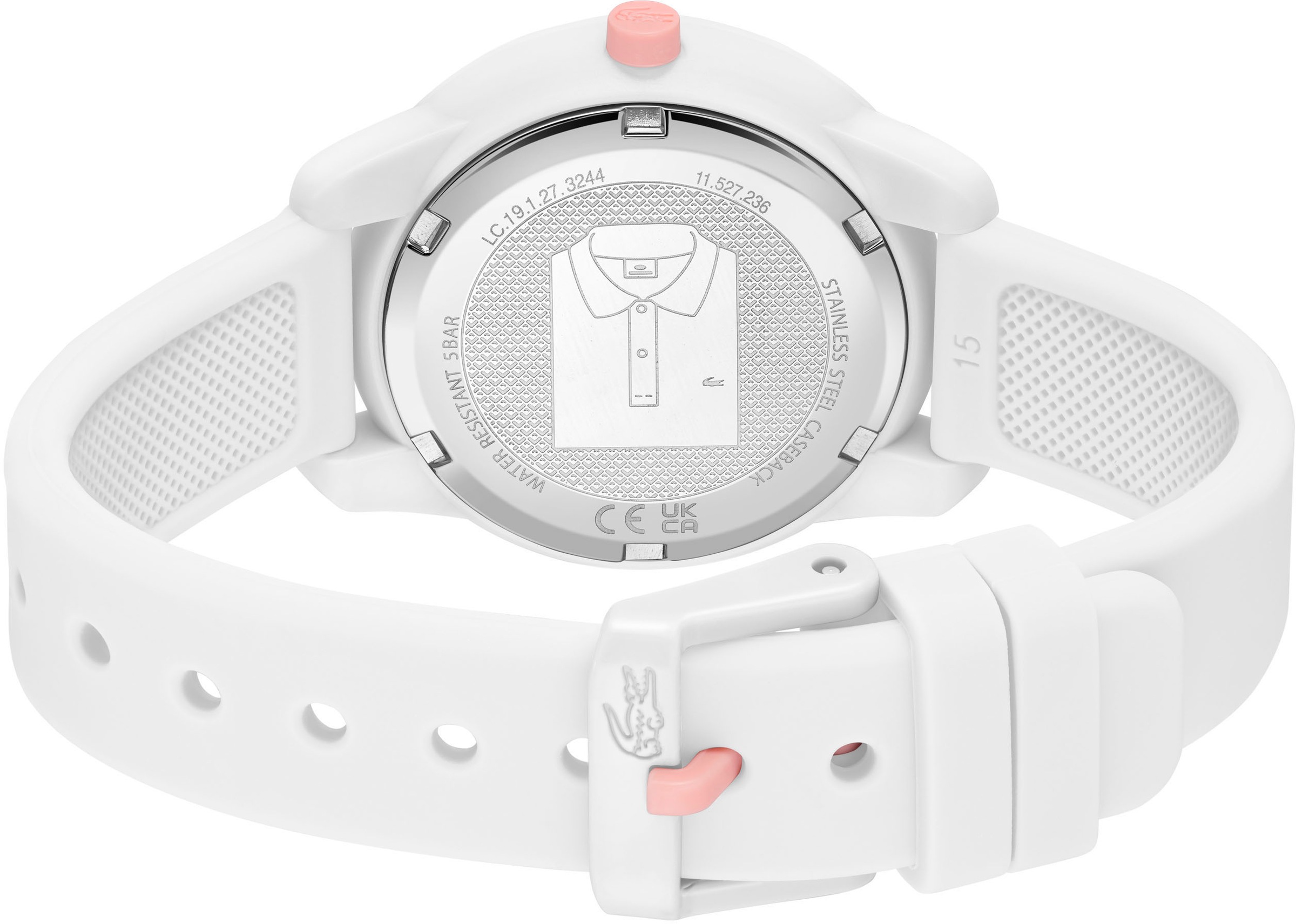 Lacoste Quarzuhr »MINI TENNIS«, Armbanduhr, Kinderuhr, analog, Silikonarmband, Geschenkidee