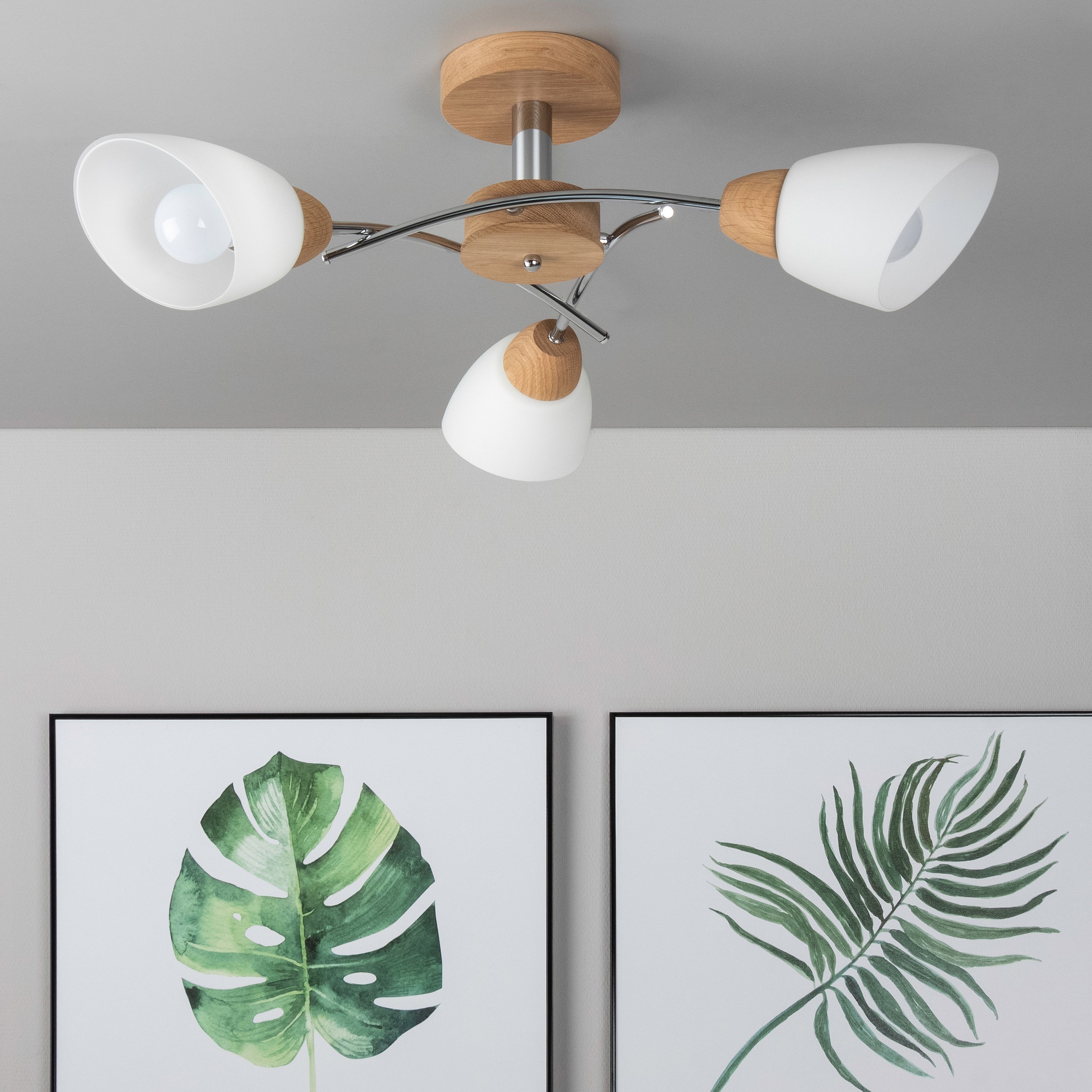 SPOT Light Deckenleuchte »VILETTA«, 3 flammig, Leuchtmittel E27   ohne Leuc günstig online kaufen