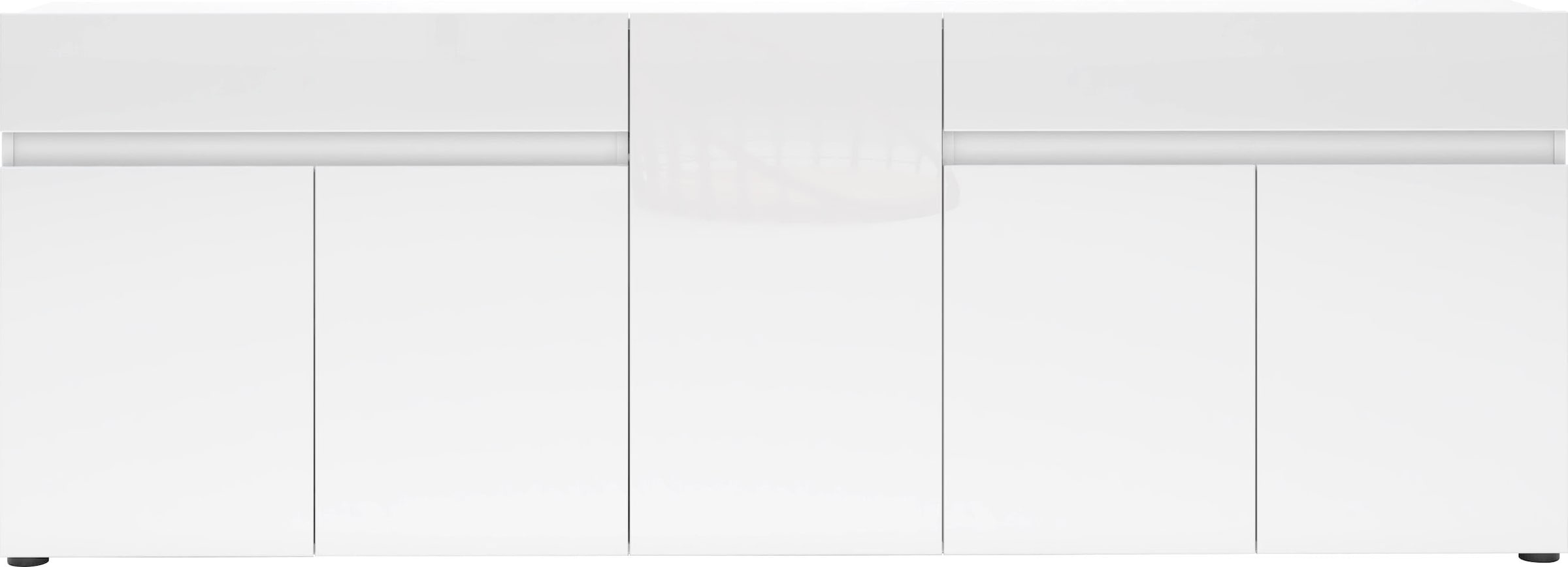 INOSIGN Sideboard »Mister«, Kommode, komplett Hochglanz lackiert, (B/H): 225/80 cm
