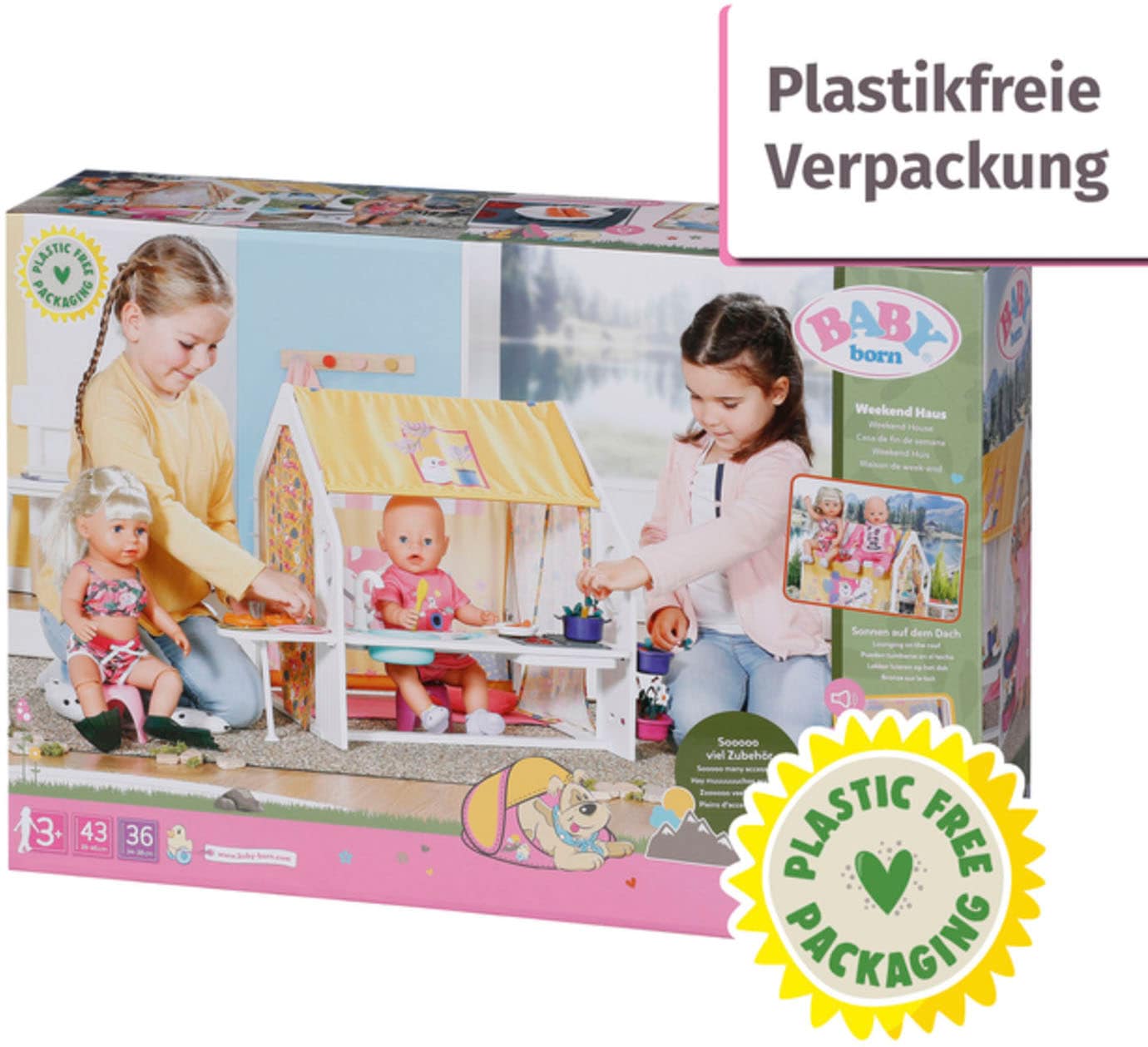 Baby Born Puppenhaus »Weekend Haus«, mit Licht- und Soundeffekten