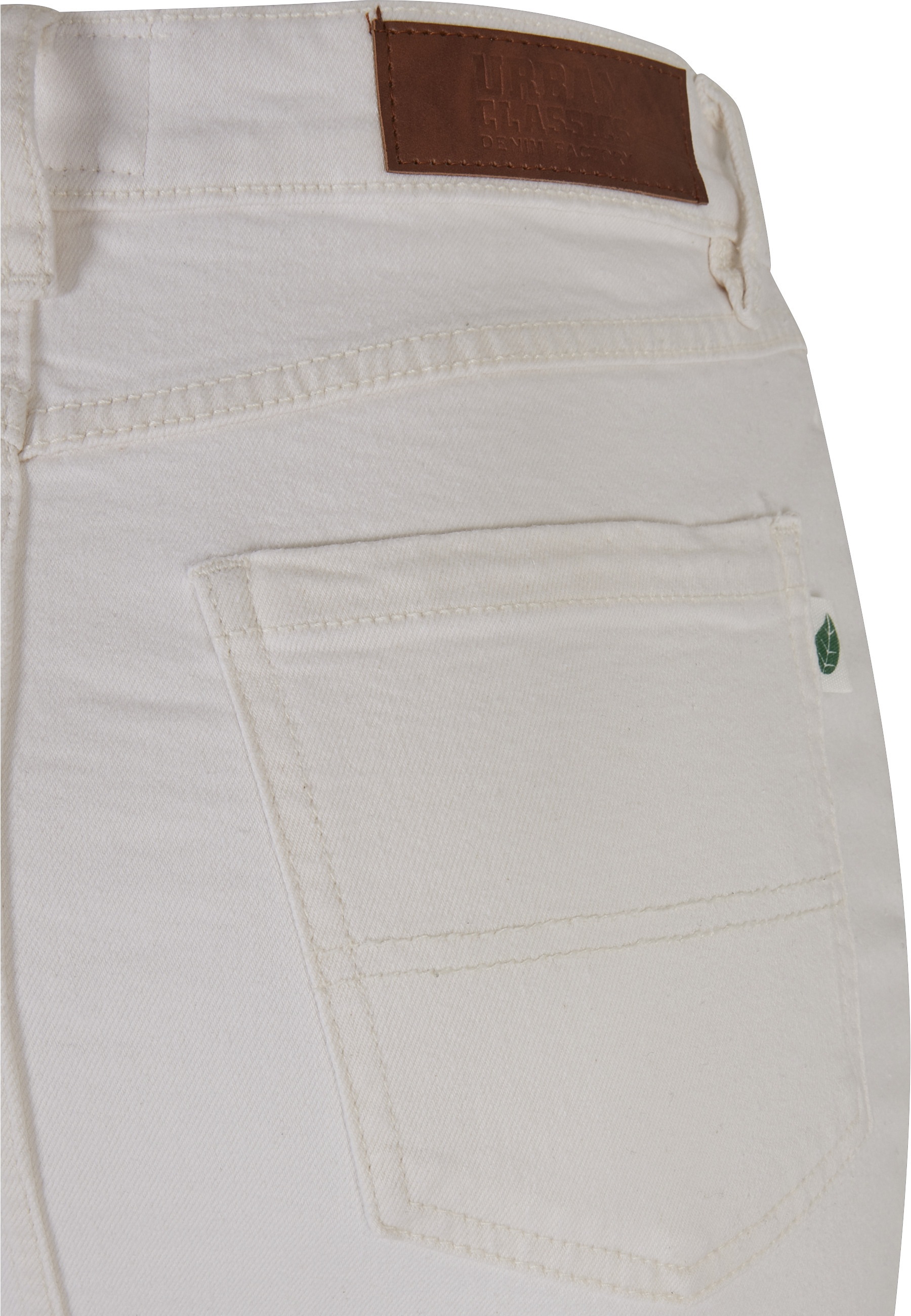 URBAN CLASSICS Jerseyrock »Urban Classics Damen Ladies Organic Stretch Denim Mini Skirt« 1 Stk.