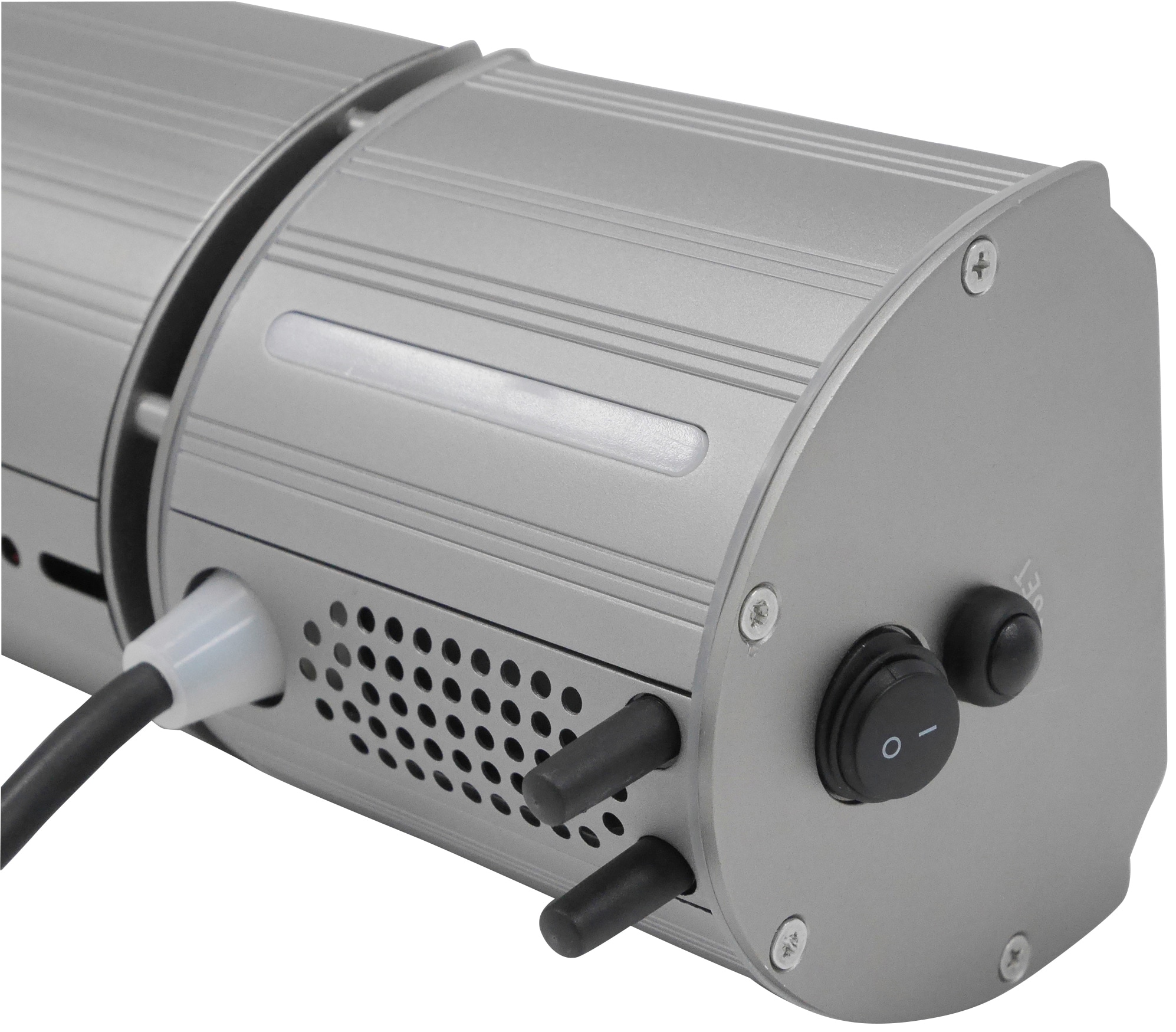 Vasner Heizstrahler »Bluetooth, grau, Appino BEATZZ«, 2000 W, Wand / Decke mit Musik & LED