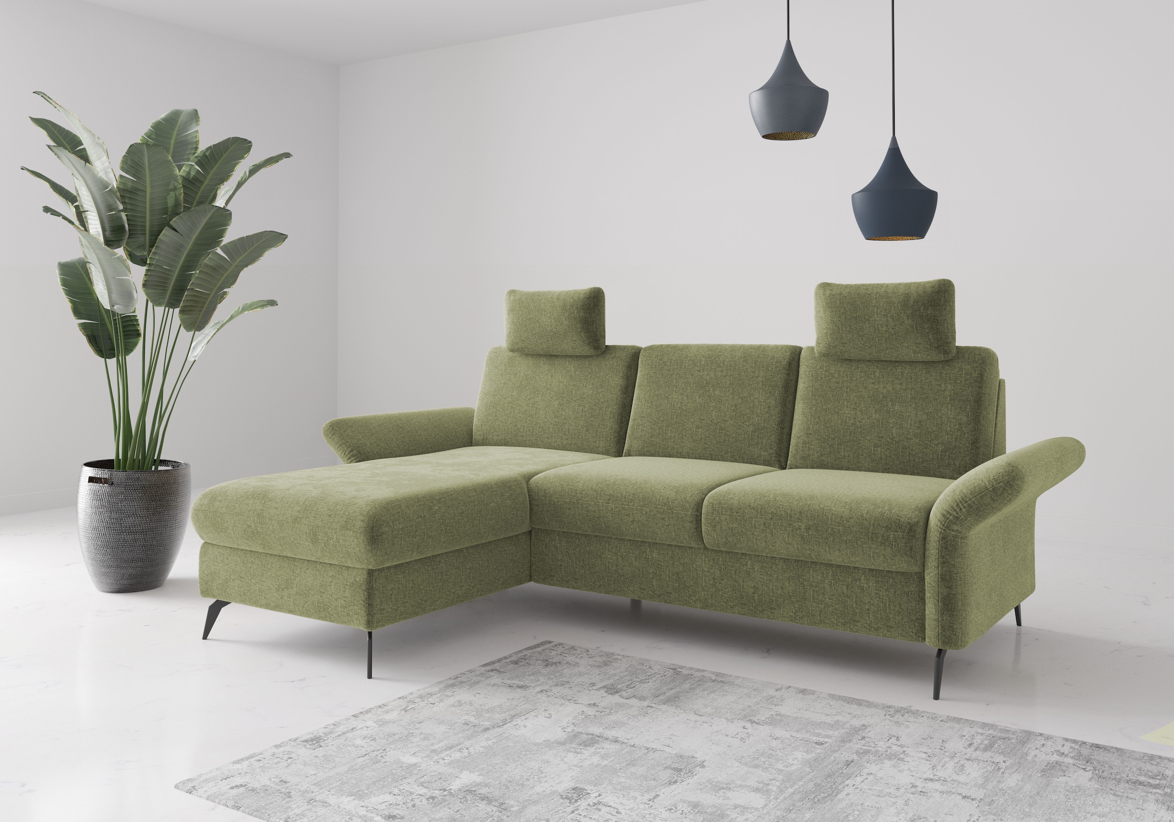 Home affaire Ecksofa »Rochelle«, wahlweise mit Bettfunktion, Bettkasten und günstig online kaufen