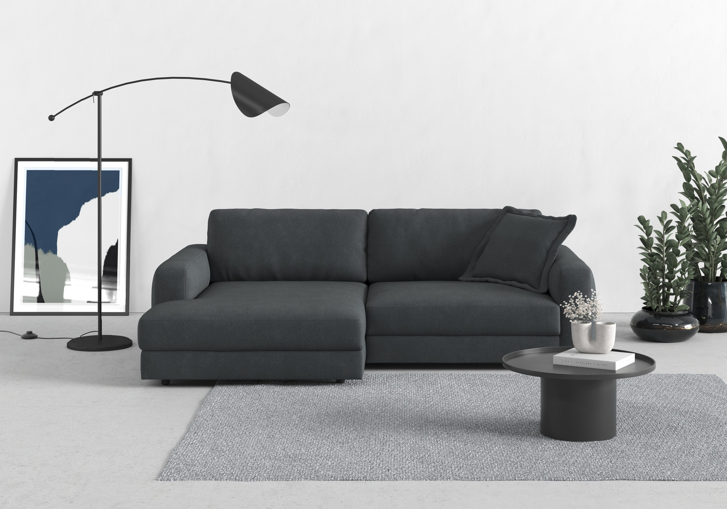 TRENDMANUFAKTUR Ecksofa »Bourbon, Designsofa mit tollem Sitzkomfort, L-Form günstig online kaufen