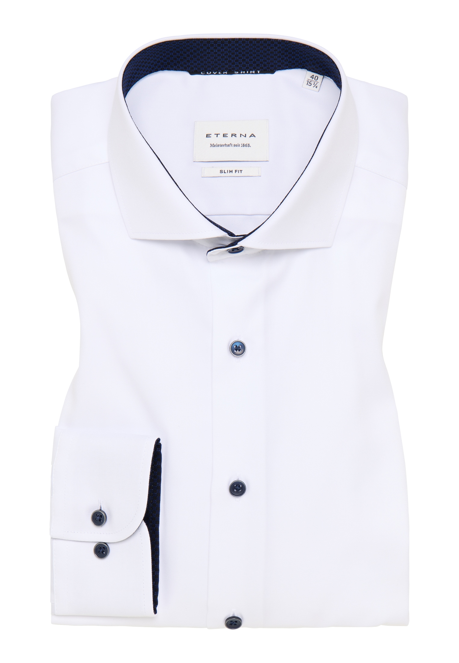 Eterna Langarmhemd »SLIM FIT«, NON IRON (bügelfrei)