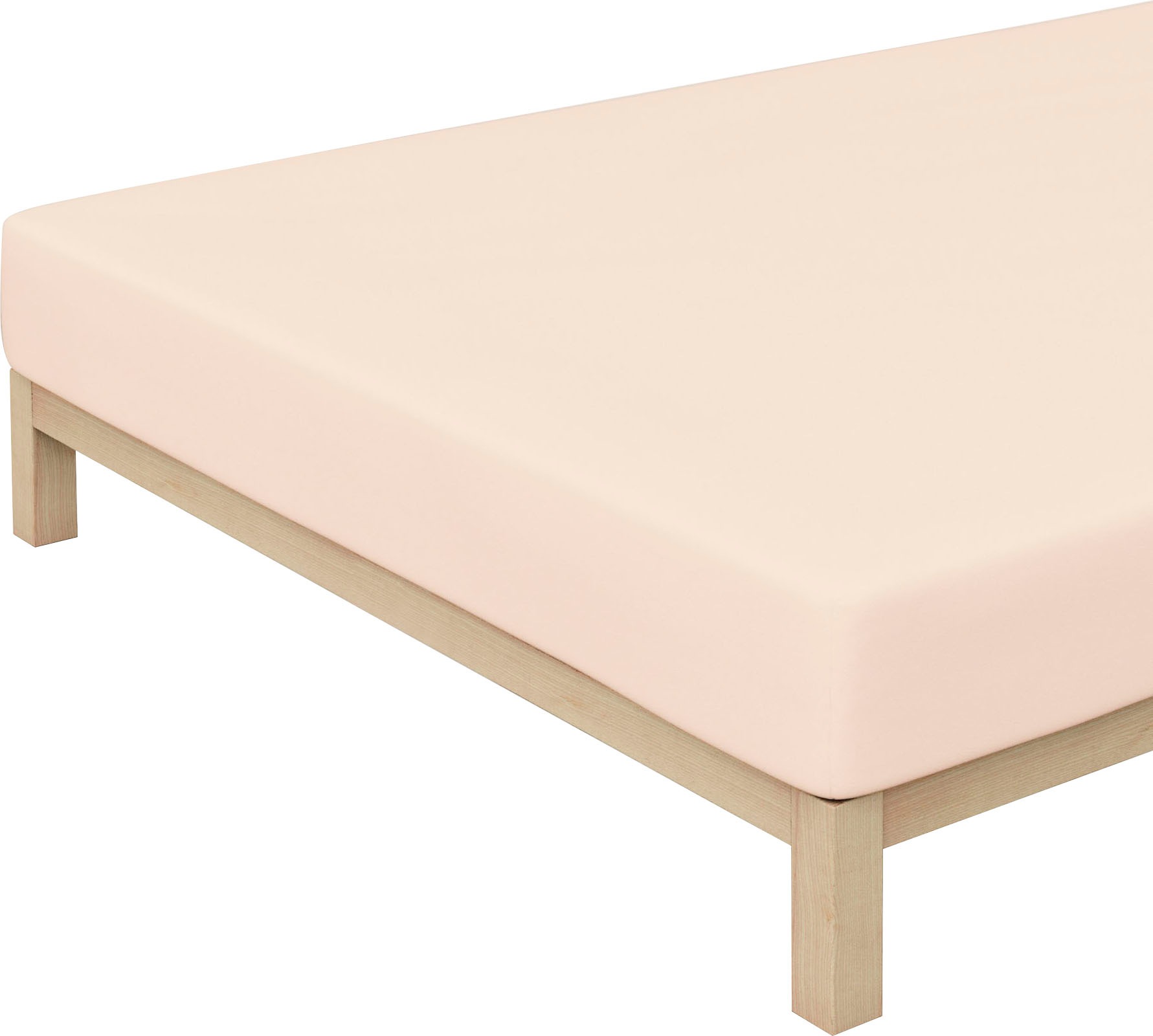 Schlafgut Spannbettlaken »PURE Bio-Baumwolle mit Elasthan, dehnbar blickdicht, straff, Bettlaken«, PREMIUM Laken für Matratzen bis 30cm Höhe, in 90x200, 140x200, 180x200