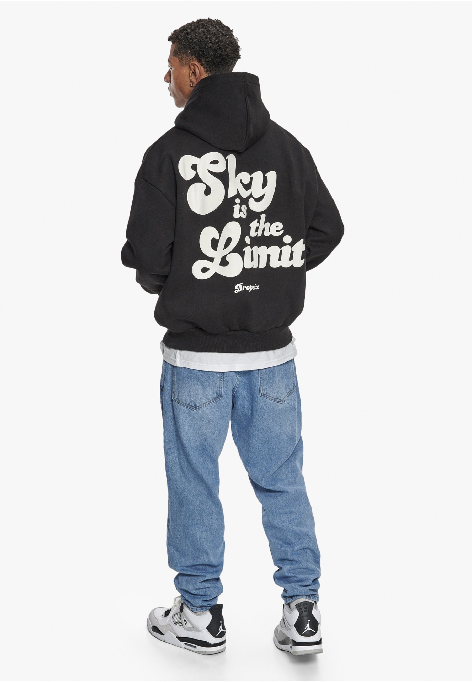 Dropsize Kapuzenpullover »Dropsize Herren Dropsize Heavy Oversize Sky iSthe Limit Hoodie« 1 Stk.