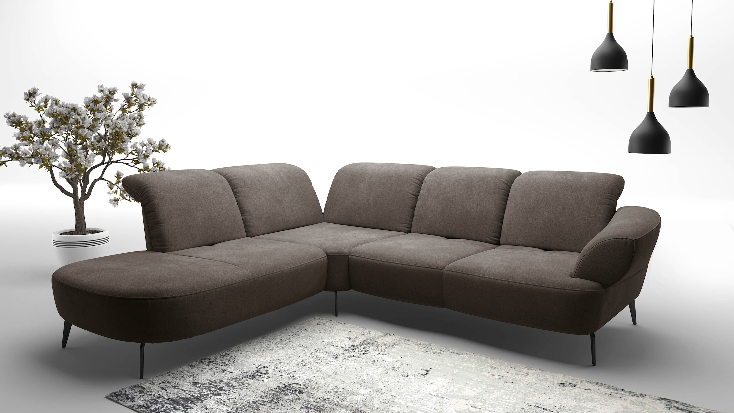 sit&more Ecksofa »Dance, L-Form, inkl. Sitztiefenverstellung« inkl. Click&S günstig online kaufen