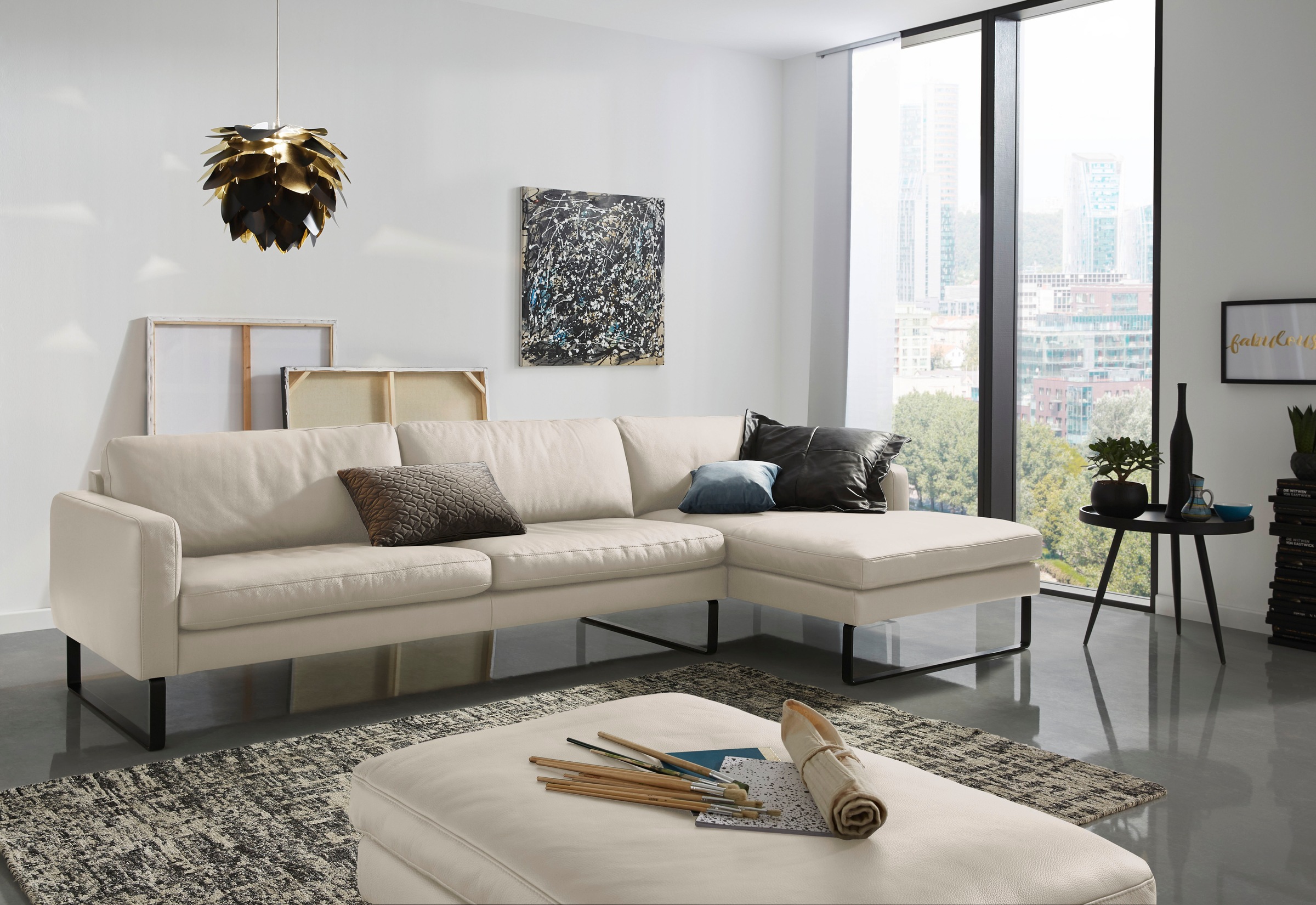 3C Candy Ecksofa »Aidan modernes Sofa in aktueller Formensprache, bequem, L günstig online kaufen