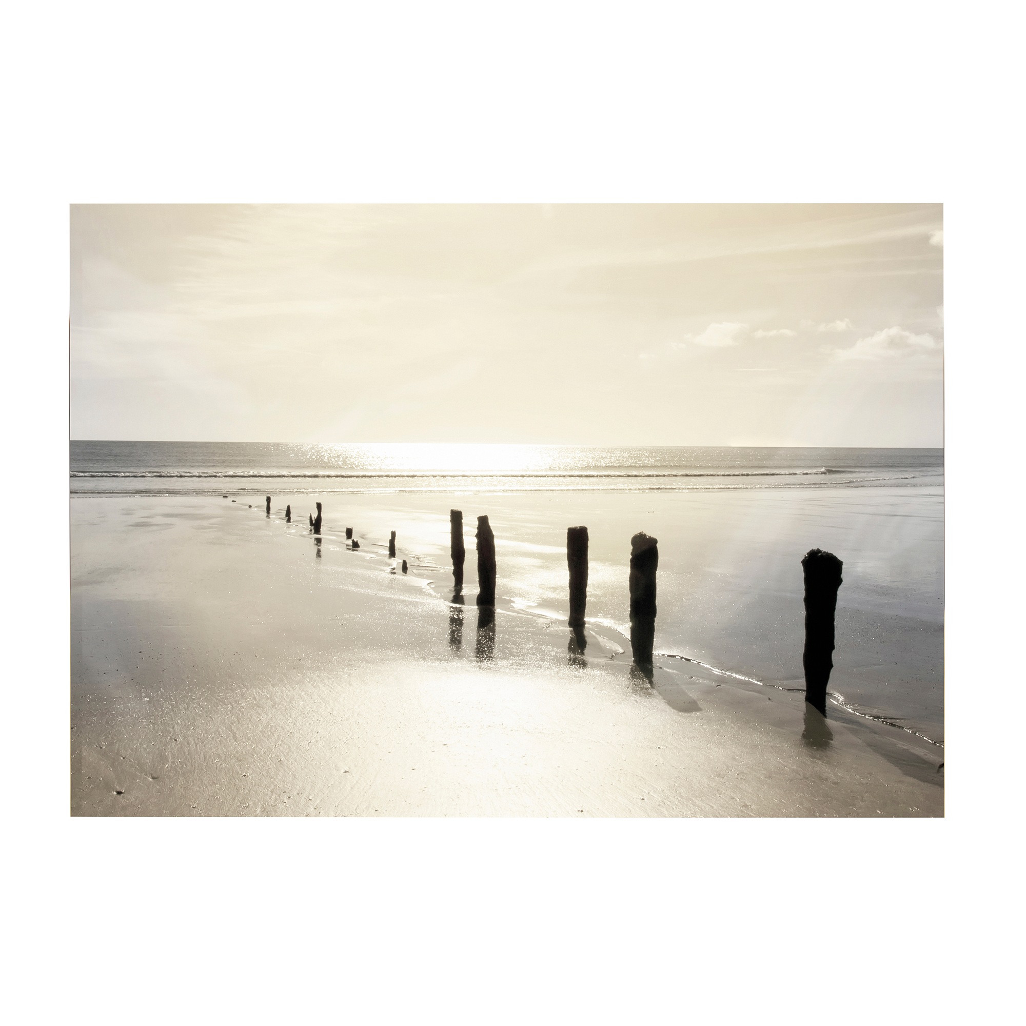 Art for the home Leinwandbild »Outdoor Sonne Meer 50x70cm«, (1 St.)