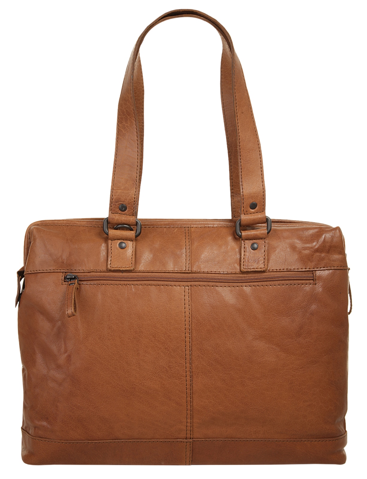 Spikes & Sparrow Shopper »LAPTOP SHOULDERBAG«, echt Leder