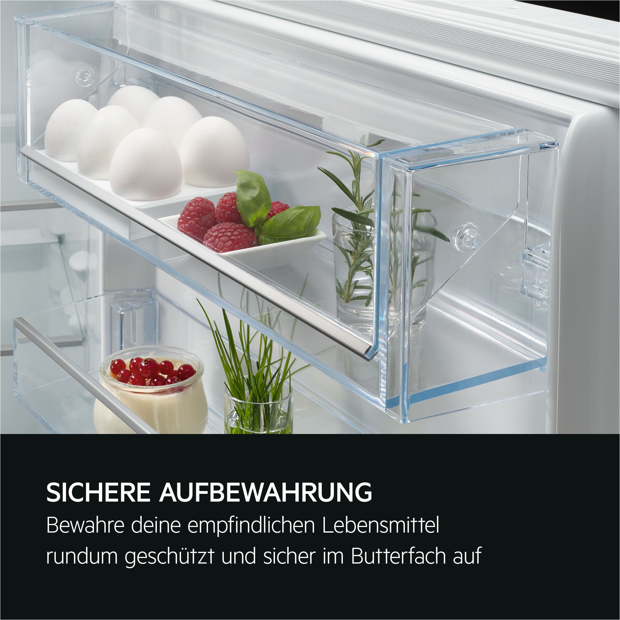 AEG Einbaukühlschrank 5000 »TSK50882DS« 87,3 cm hoch 54,8 cm breit 88cm kompakt: cleverer Stauraum mit flexiblen Glasablagen für Getränke