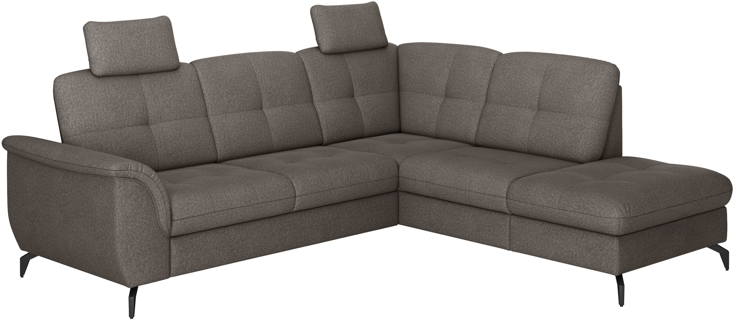 sit&more Ecksofa »Zora L-Form«, wahlweise mit Bettfunktion und Bettkasten