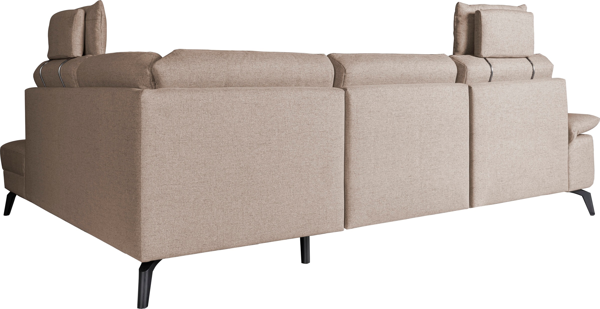 alina Ecksofa, inkl. Kopfstützen, wahlweise mit Relaxfunktion, Breite: 267 cm