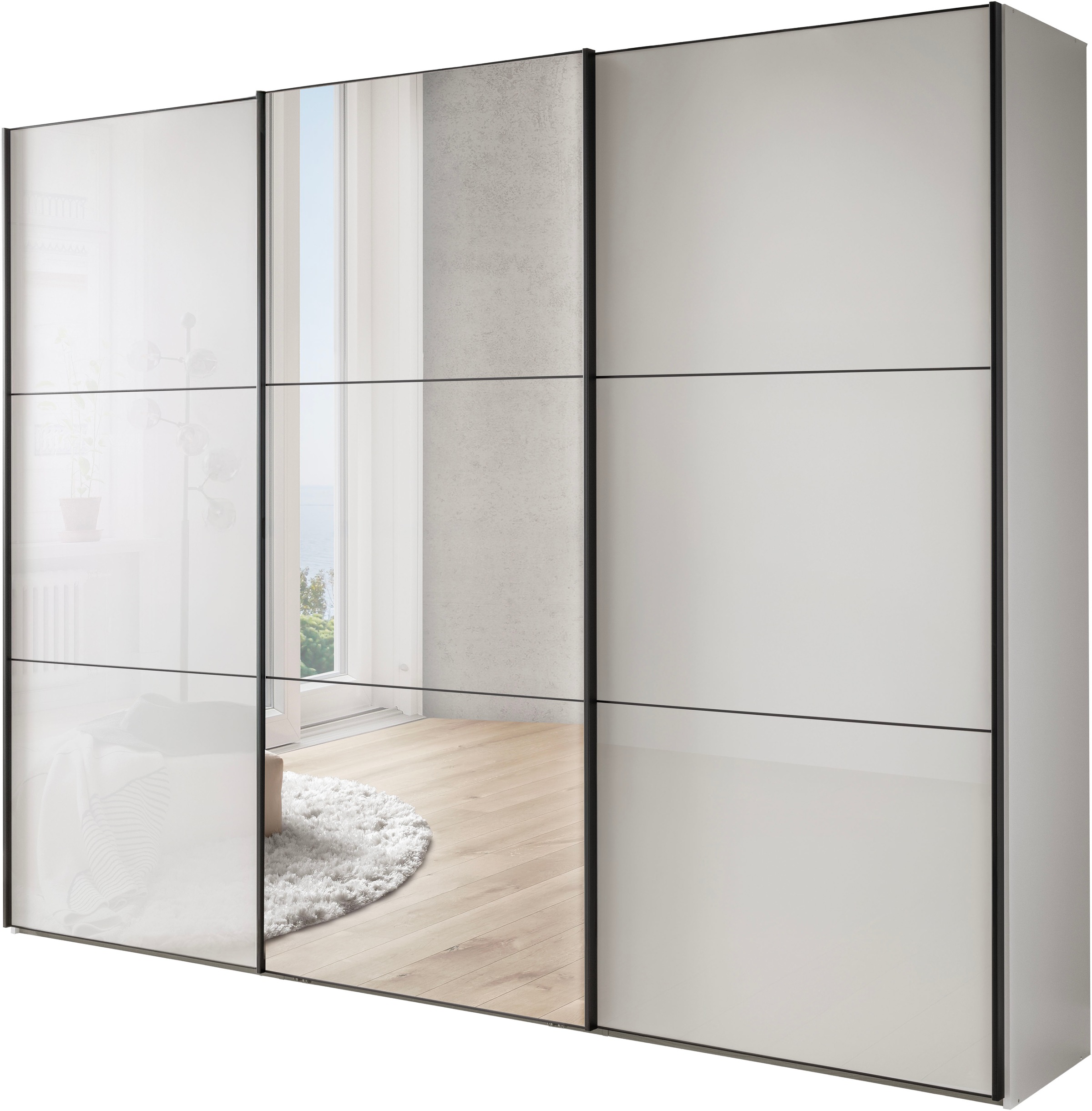 WIEMANN Schwebetürenschrank »Phoenix, Made in Germany, modernes Design, Hig günstig online kaufen