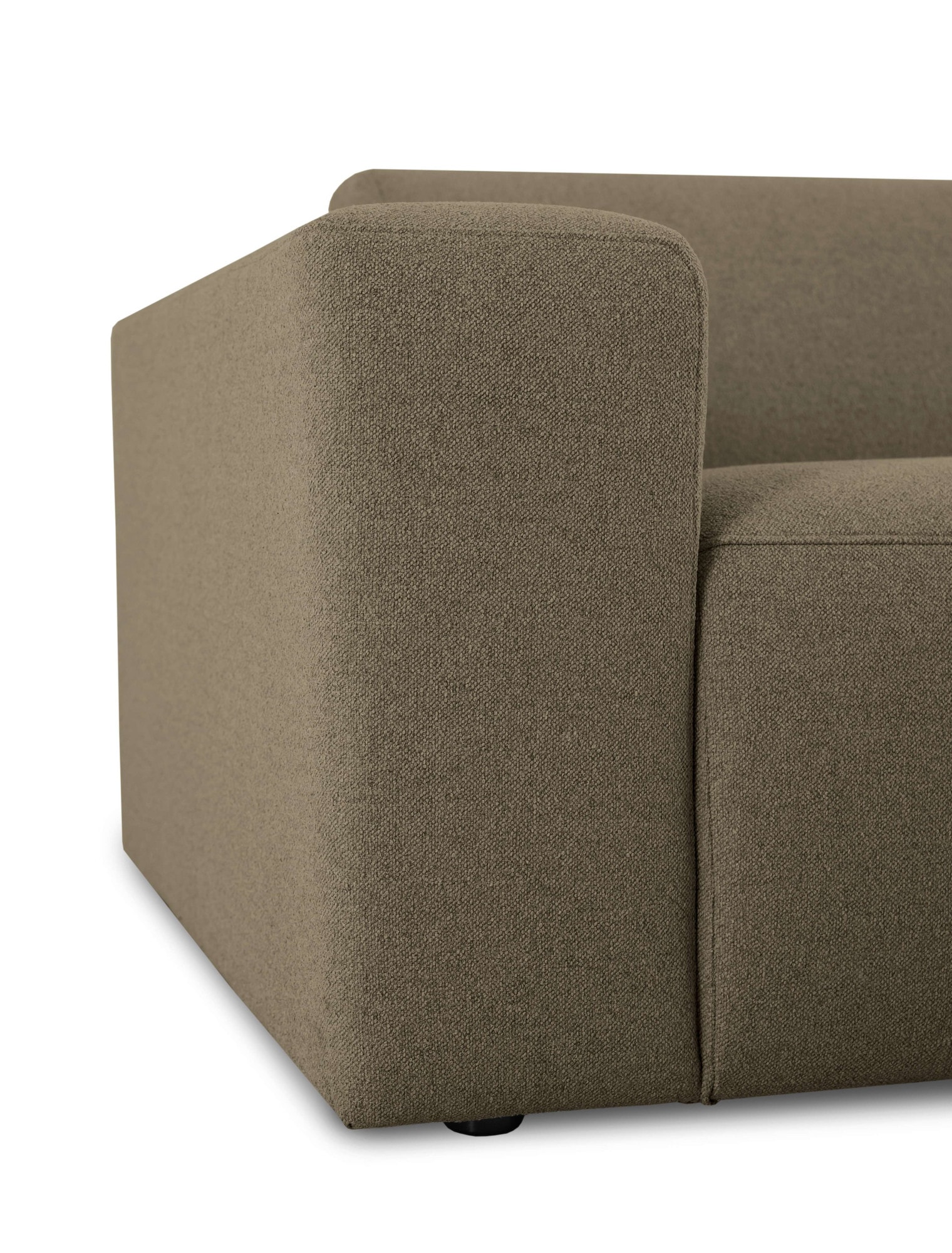 INOSIGN Ecksofa »Koa,228cm, L-Form, Modulsofa, Webstoff, Cord«, Designsofa, Set, Hocker inklusive, weicher Lounge-Sitzkomfort
