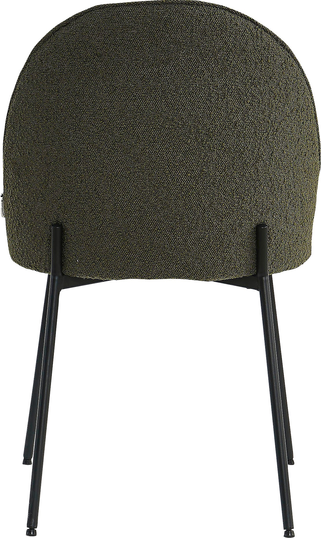 TOM TAILOR HOME Polsterstuhl, (Set), 2 St., Bouclé, mit abgerundeter Rückenlehne