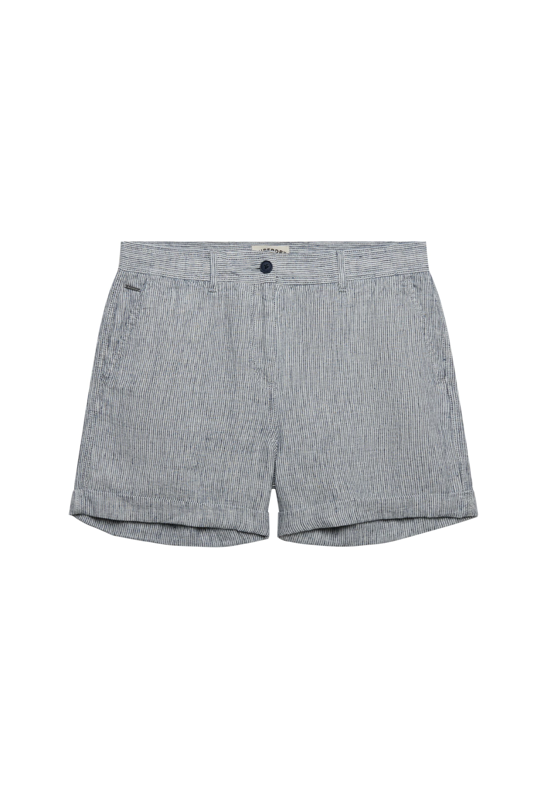Superdry Shorts »MID RISE LINEN SHORT«  aus 100% Leinen