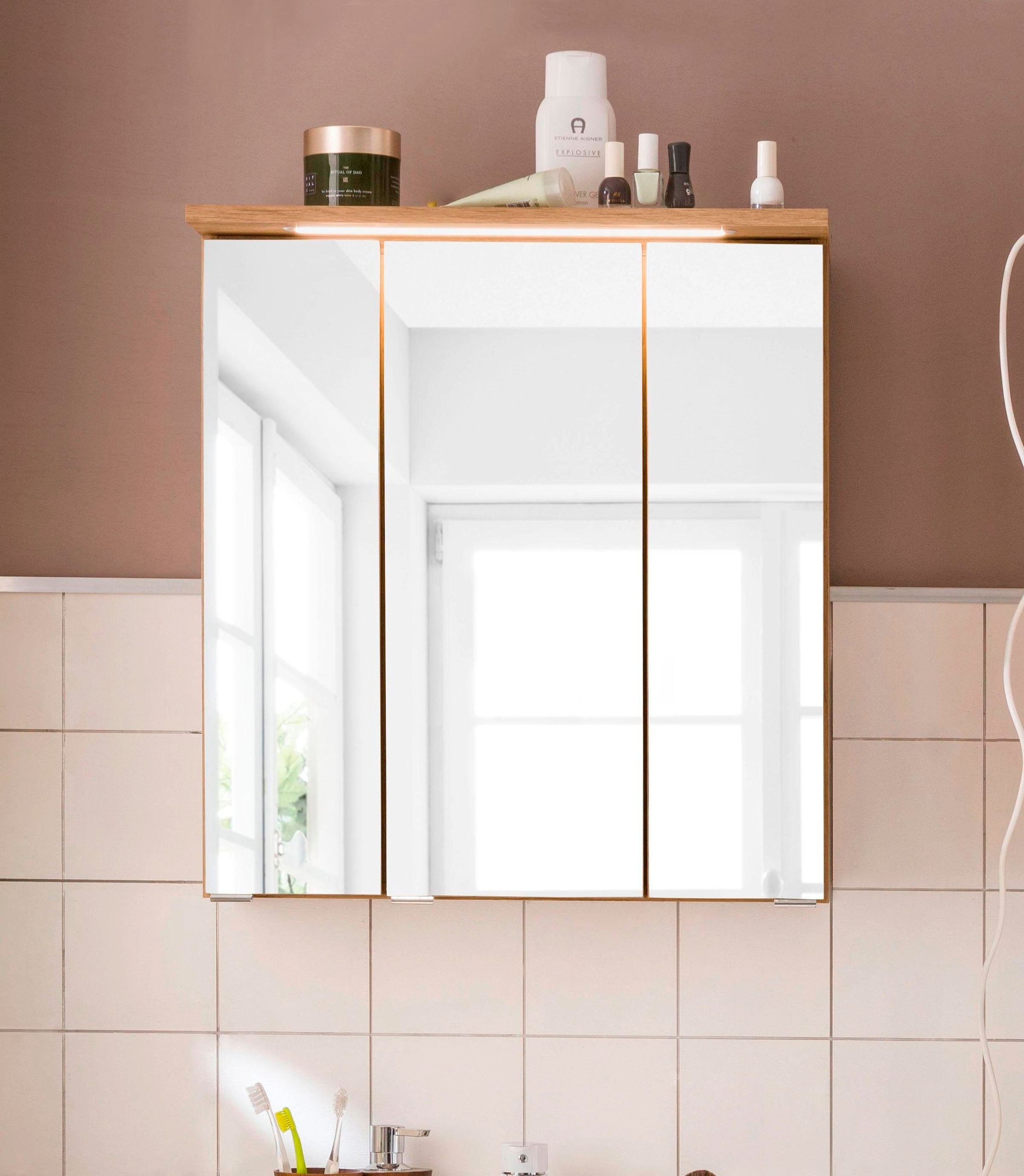 welltime Spiegelschrank »Lucca« mit LED Beleuchtung