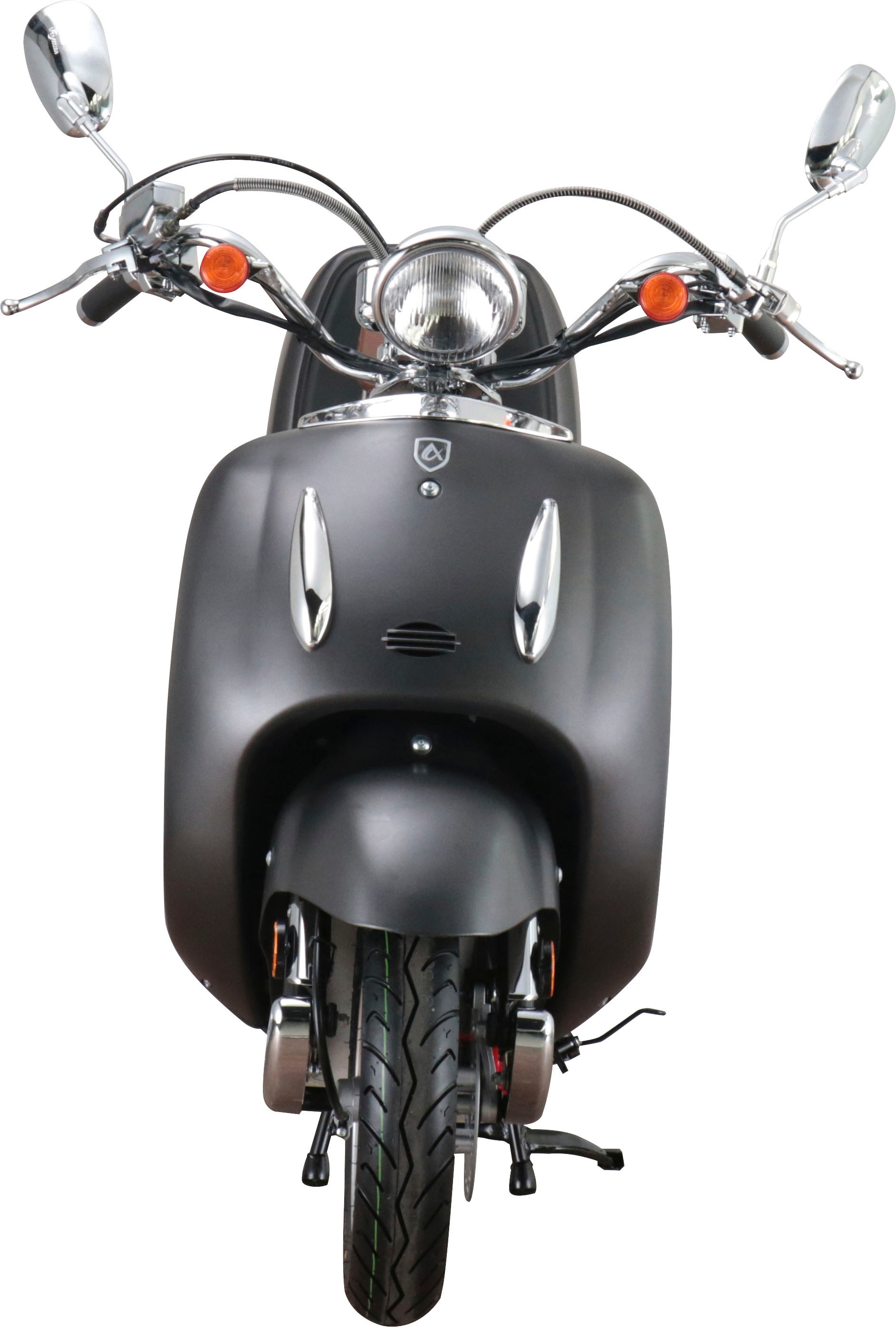 Alpha Motors Motorroller »Retro Firenze«, 50 cm³, 25 km/h, Euro 5, 2,72 PS, (mit Topcase), mit Lenkerschloss, im Retro-Look
