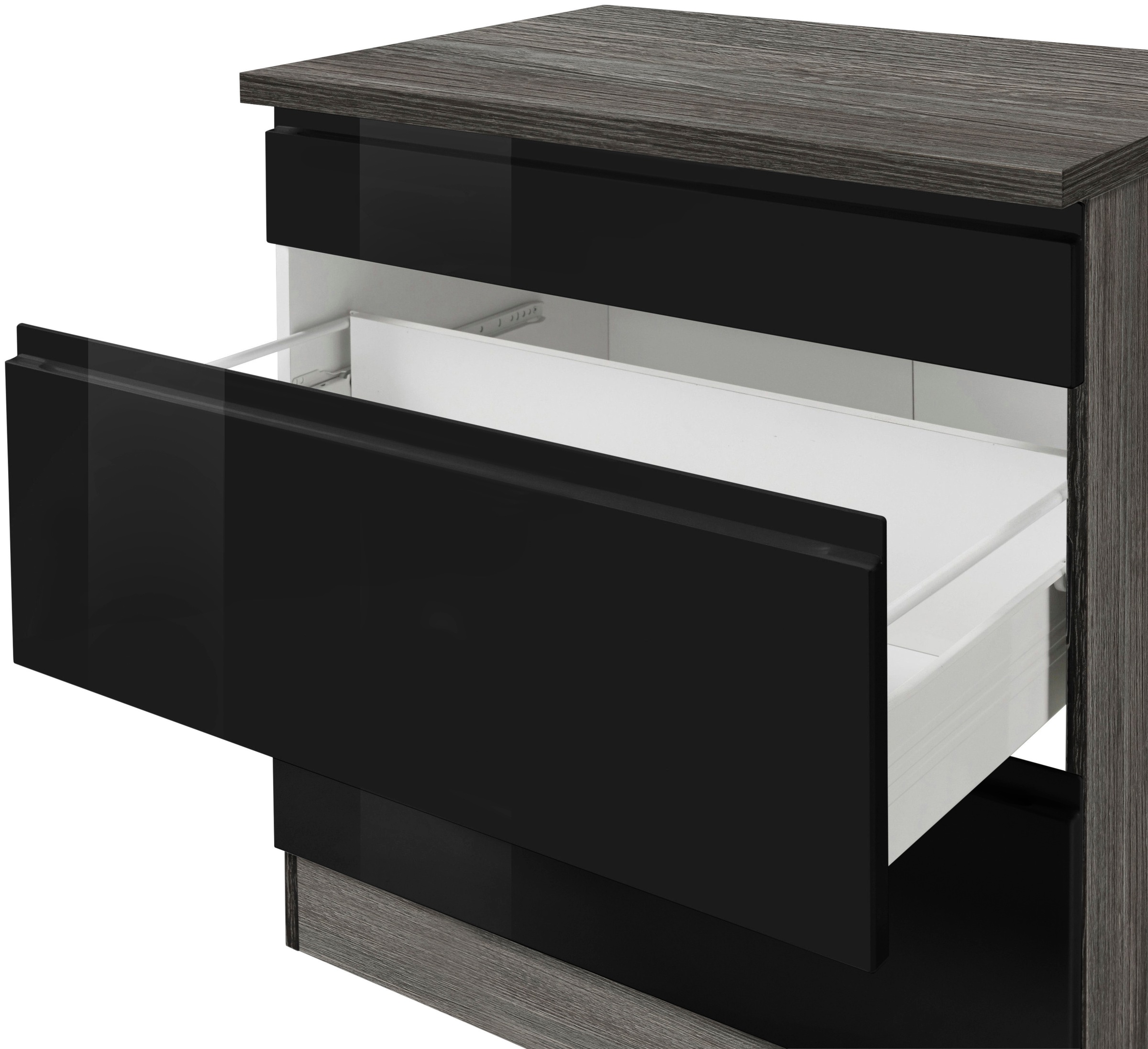 HELD MÖBEL Küchenzeile »Virginia«, Breite 390 cm, mit Glaskeramik-oder Induktionskochfeld