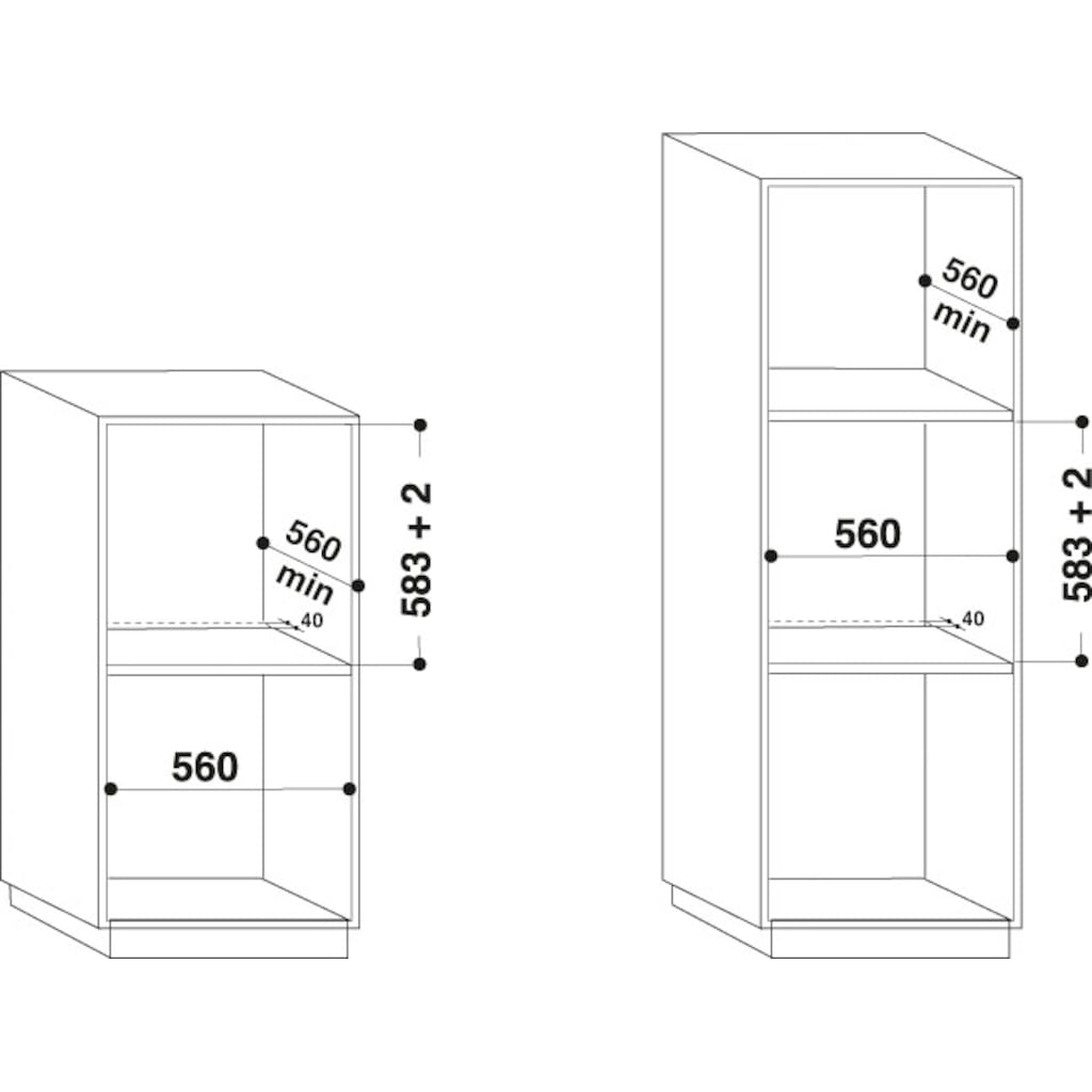 Privileg Einbaubackofen »PBWK3 JH8S BLG«, PBWK3 JH8S BLG, mit Backauszug, Hydrolyse, Dampffunktion