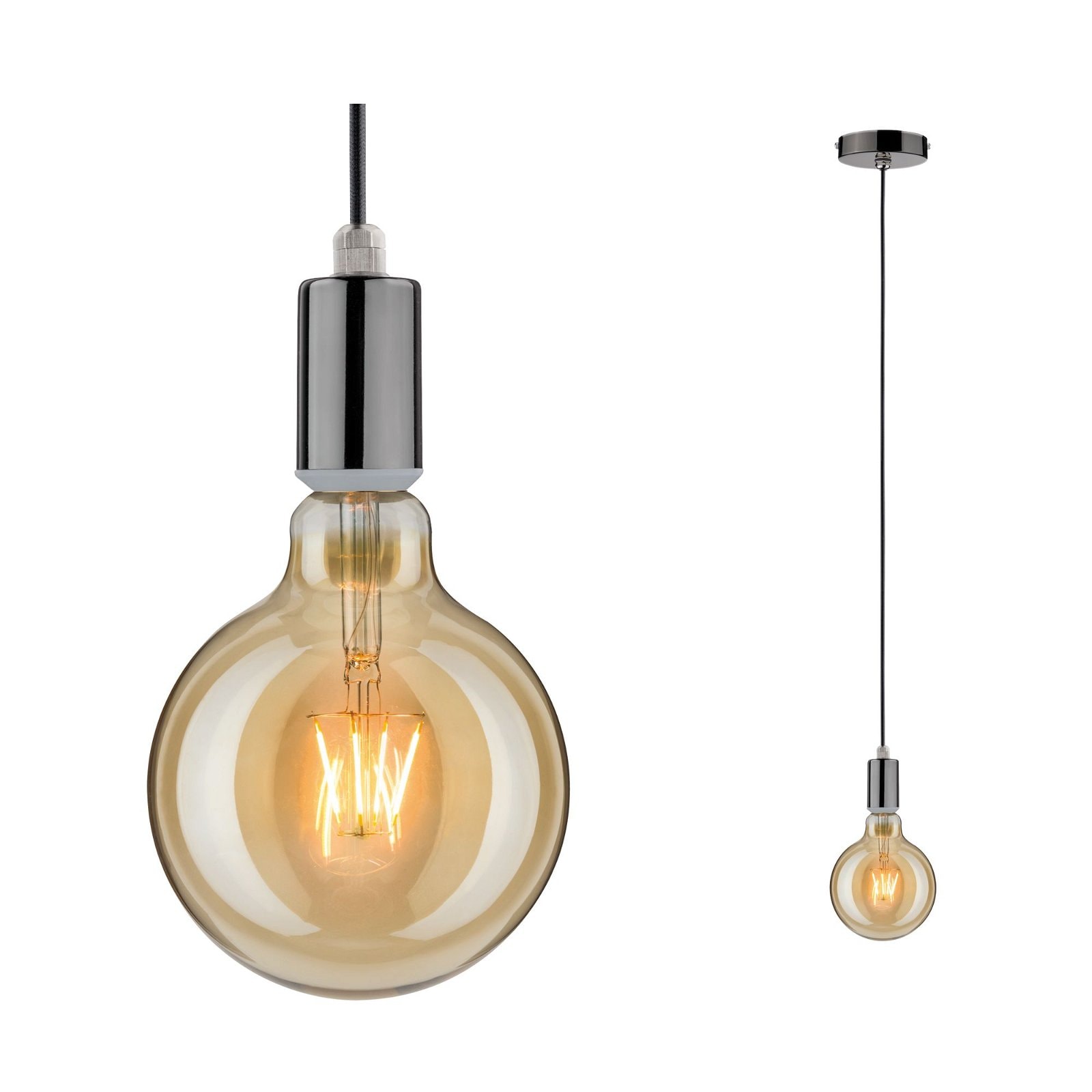Paulmann Pendelleuchte »Larus IP44 max. 1x60W 230V Metall«, 1 flammig, Leuc günstig online kaufen