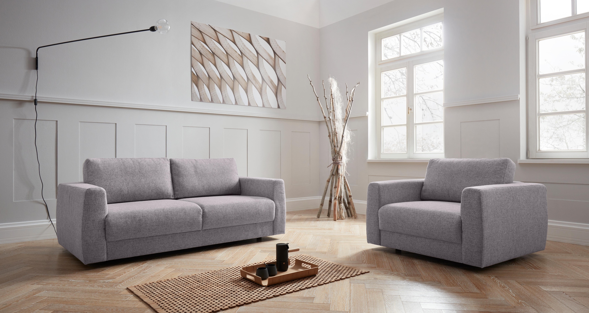 andas 2-Sitzer »Hobro«, in 3 Bezugsqualitäten in vielen Farben, Design by Morten Georgsen