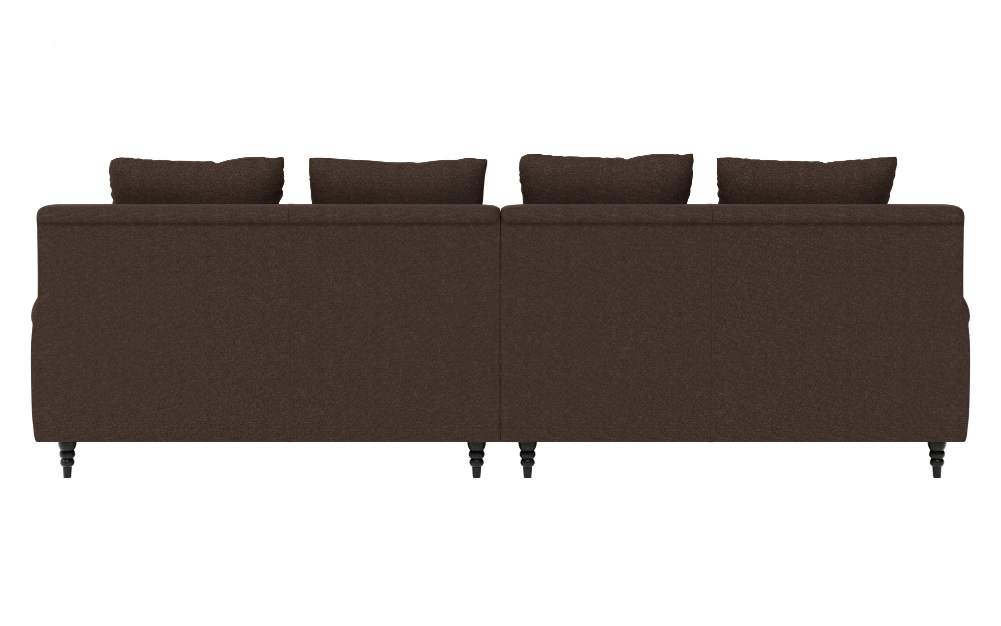 Guido Maria Kretschmer Home&Living Big-Sofa »NORIN«, zwei Fußarten: vorne - Rollen, hinten - Holzfüße