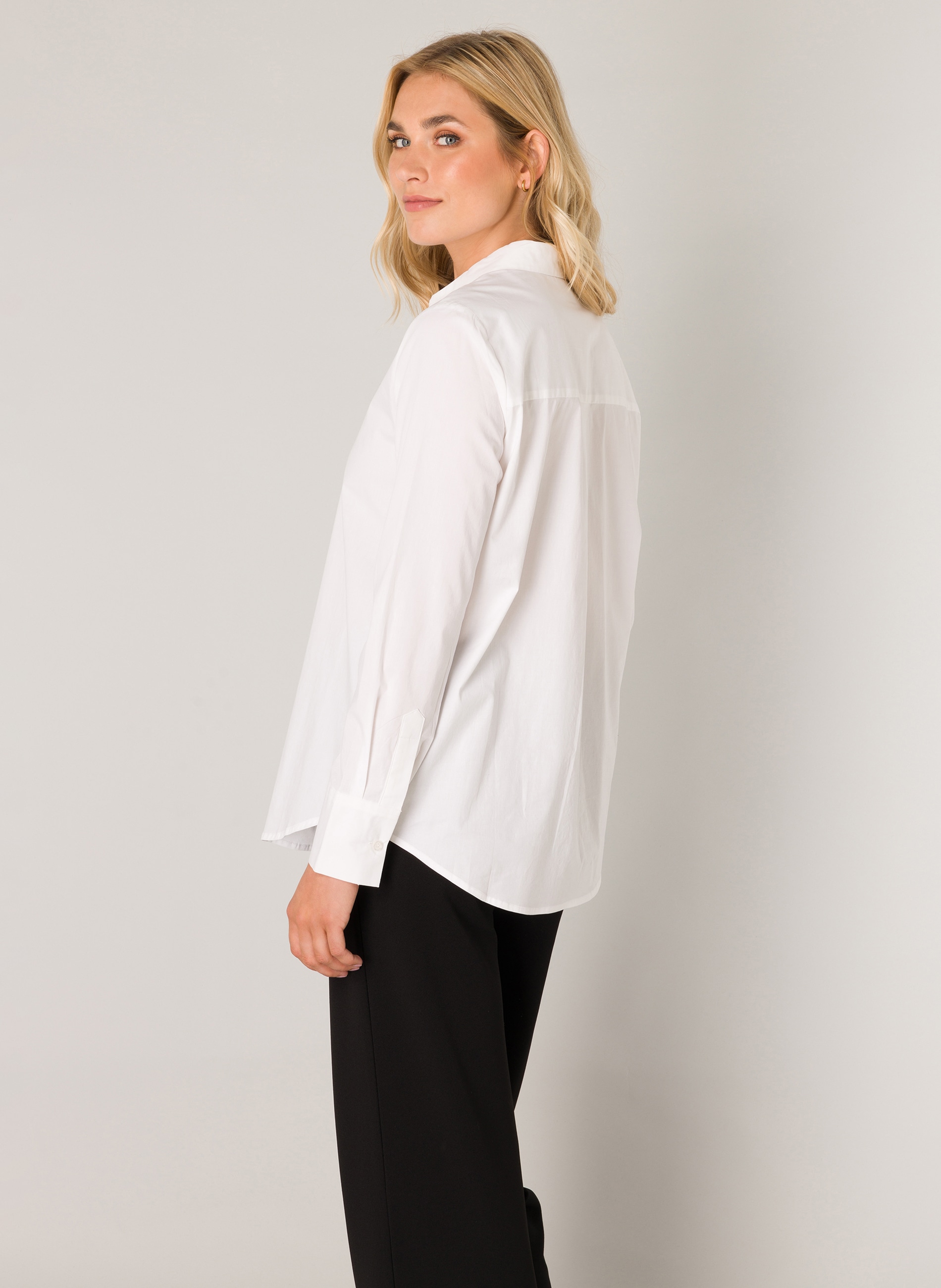 Base Level Hemdbluse »Yune« in Unifarbe