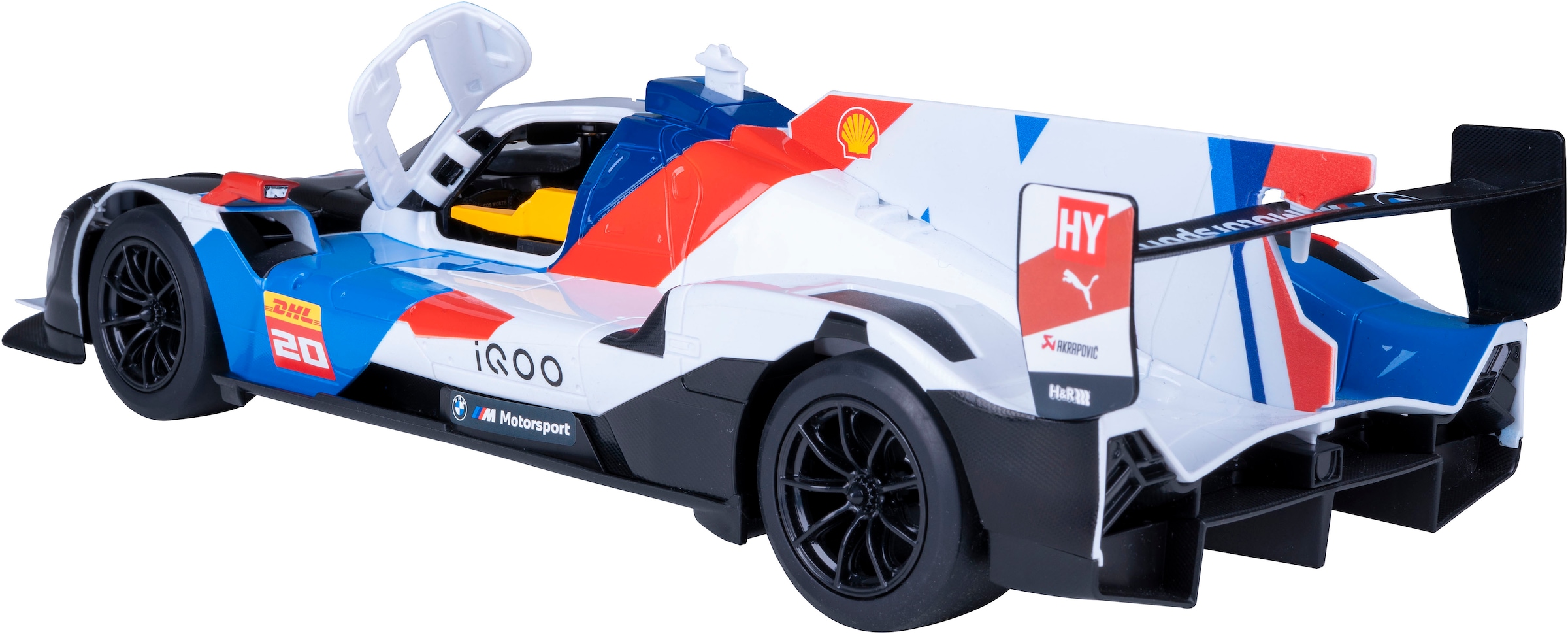Jamara RC-Auto »BMW M Hybrid V8 LMDH 1:14 weiß 2,4GHz«, mit LED Licht