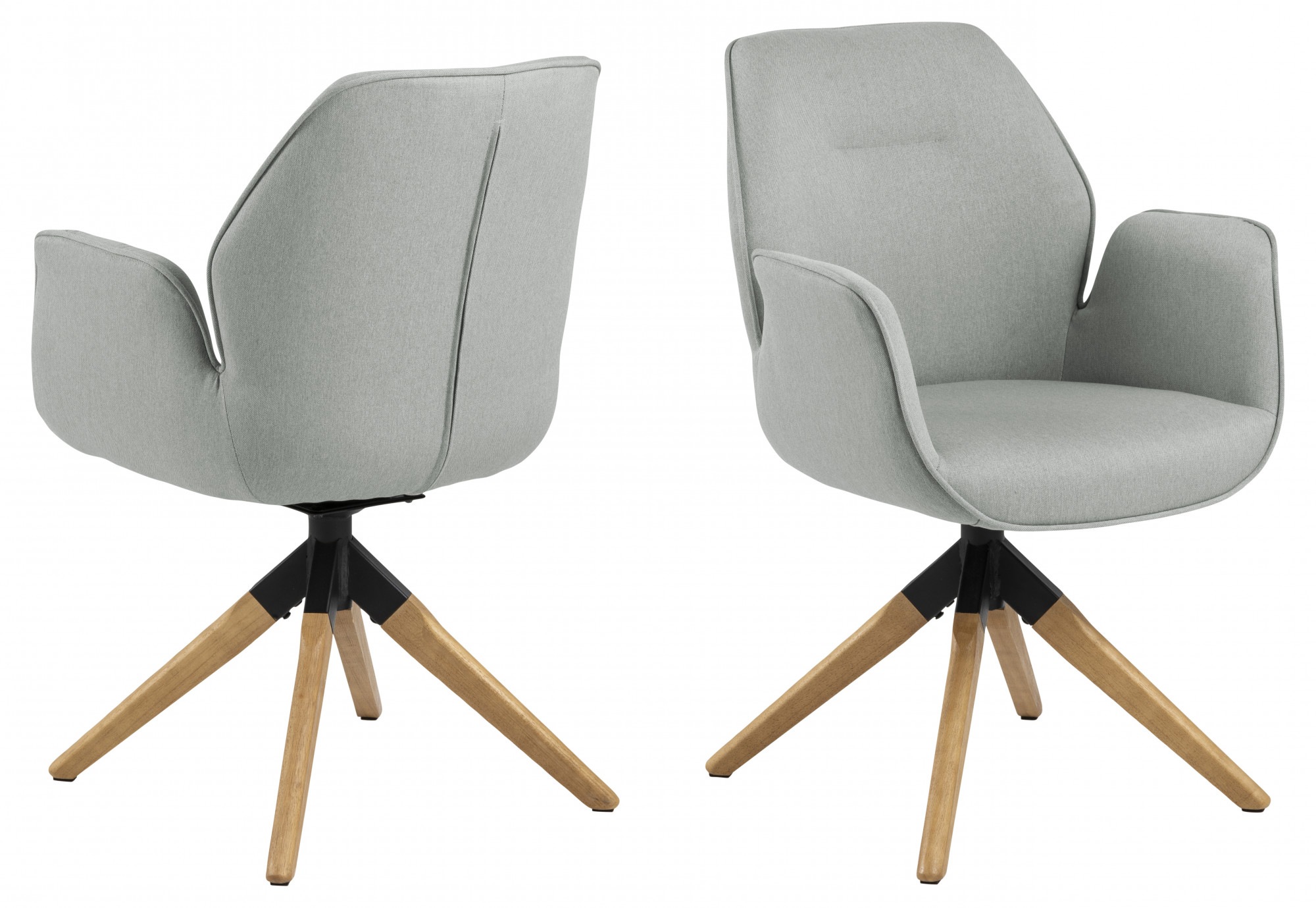 ACTONA GROUP Esszimmerstuhl »Alma«, 1 St., Polyester, mit eleganten Kedern, günstig online kaufen