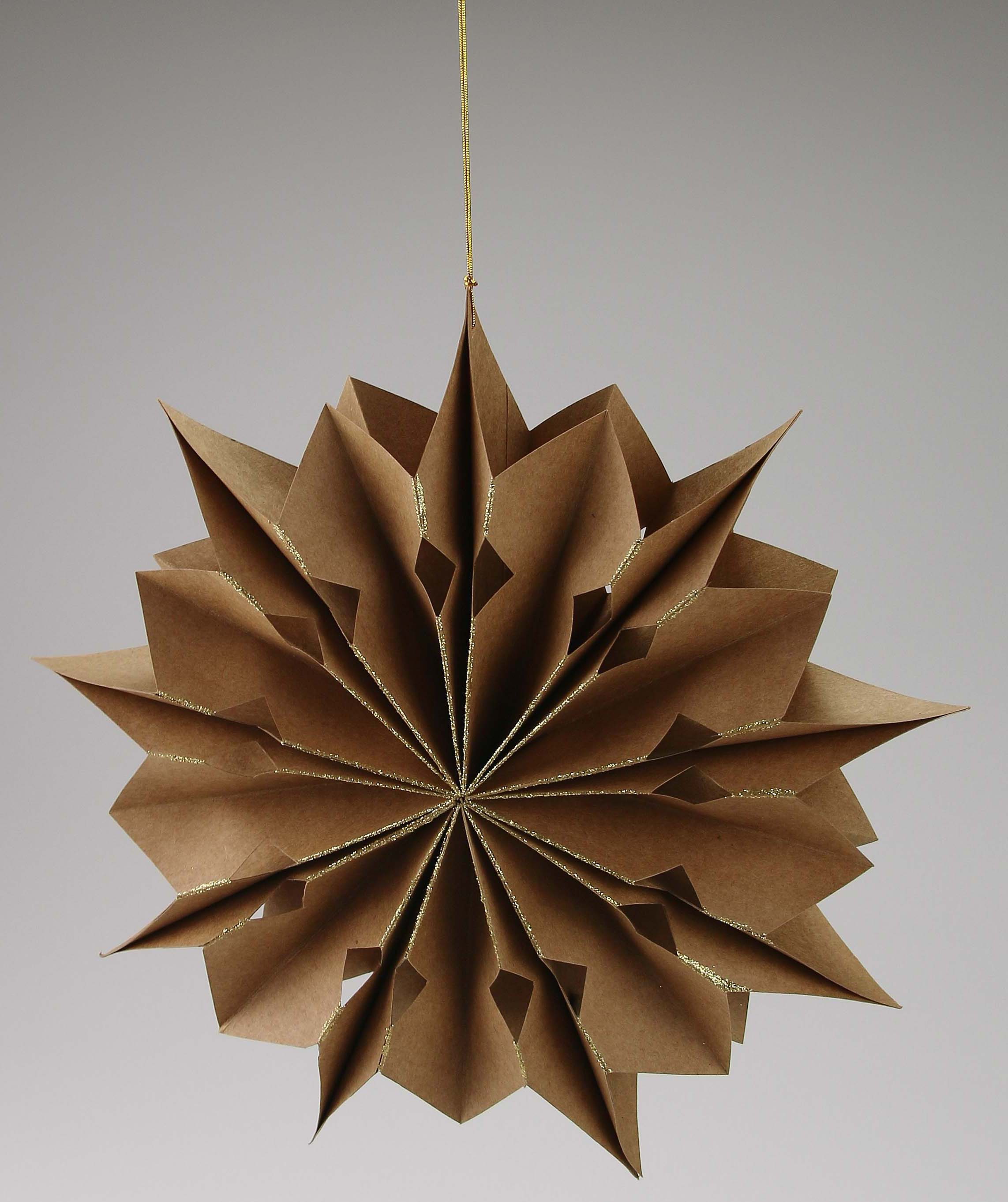 AM Design Dekostern »Weihnachtsstern, Weihnachtsdeko«, (1 St.), Papierstern, Ø 30 cm